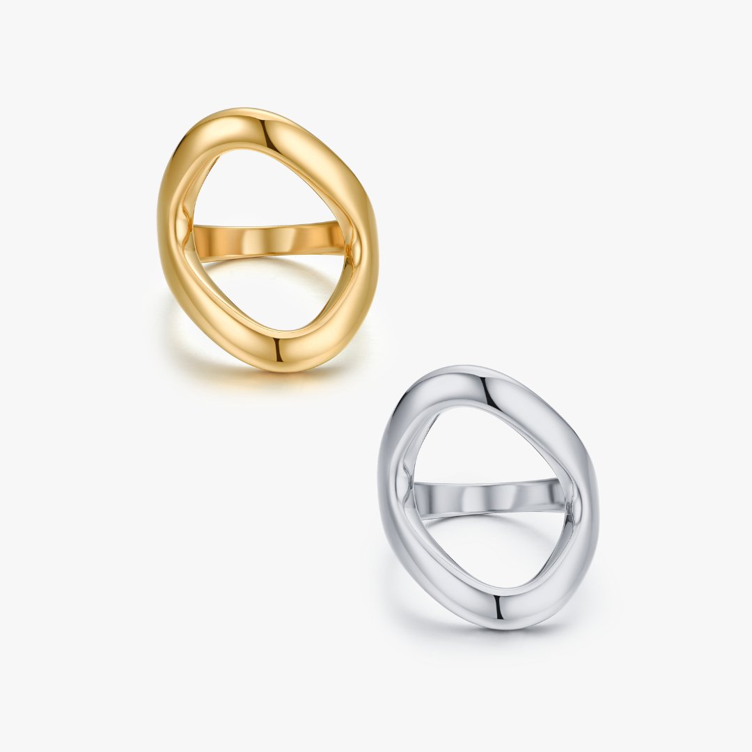 Chunky Oval Ring - Flaire & Co.