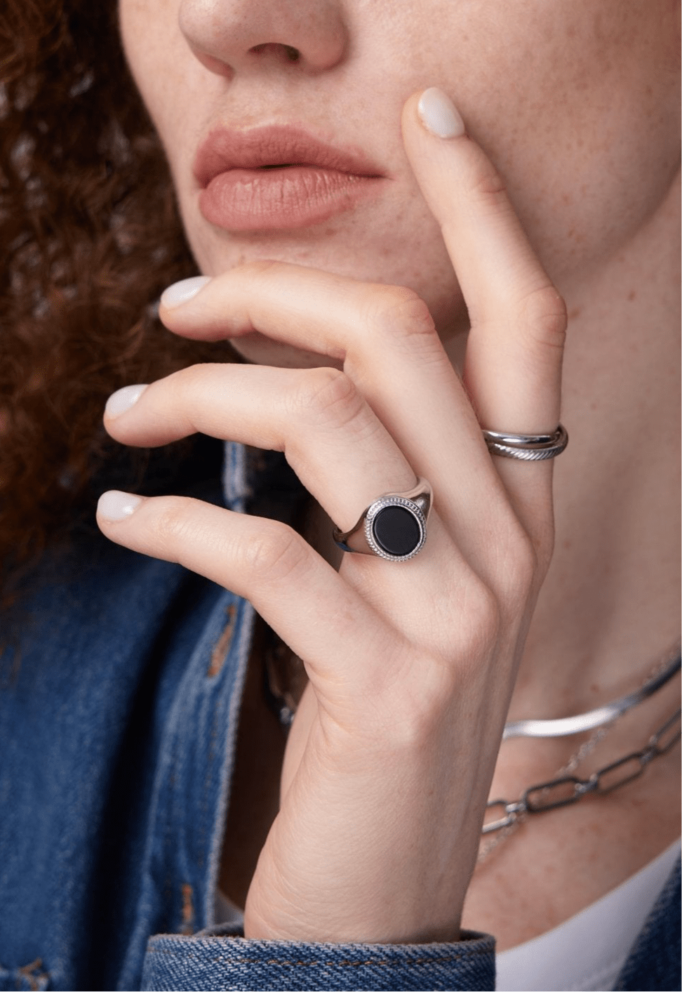 Classic Black Agate Silver Bundle - Flaire & Co.