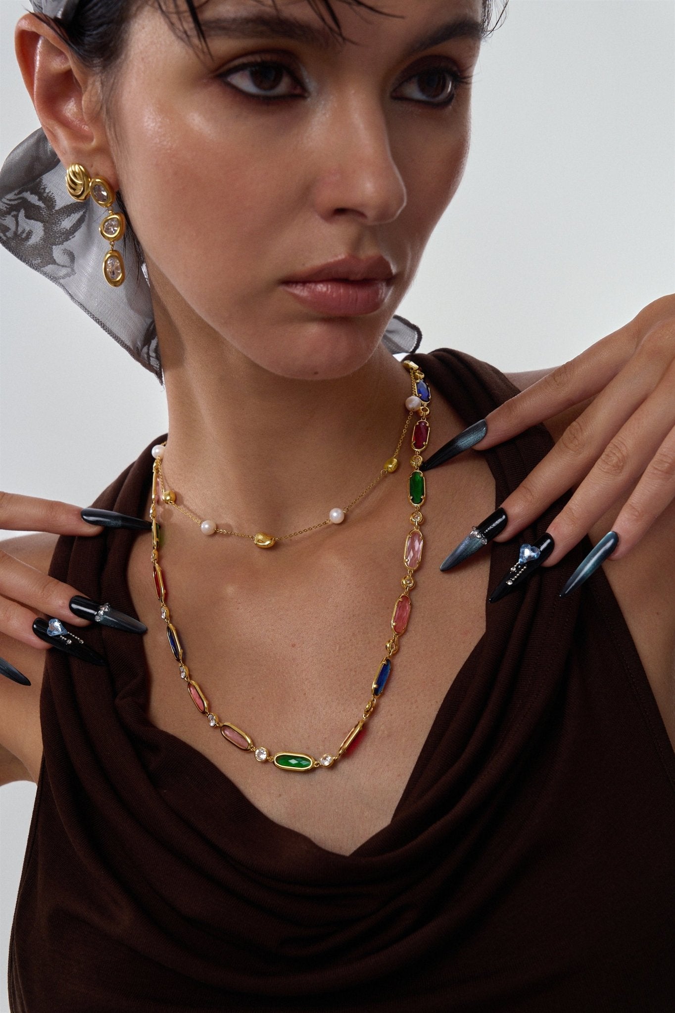 Colorful Beaded Necklace - Flaire & Co.