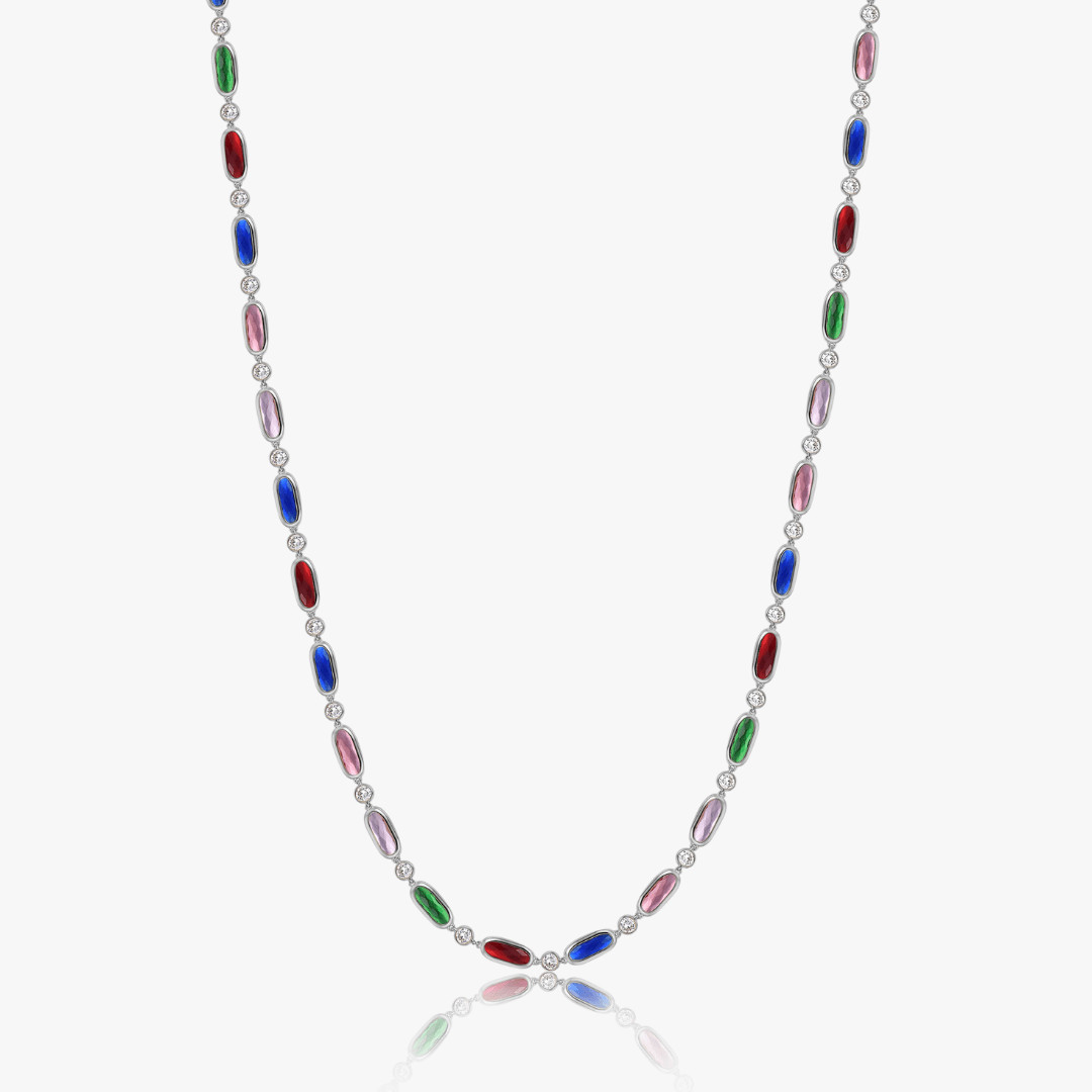 Colorful Beaded Necklace - Flaire & Co.