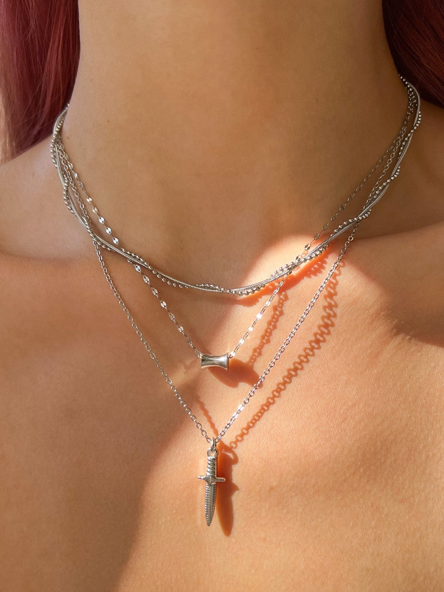 Dagger Pendant Necklace (Unisex) - Flaire & Co.