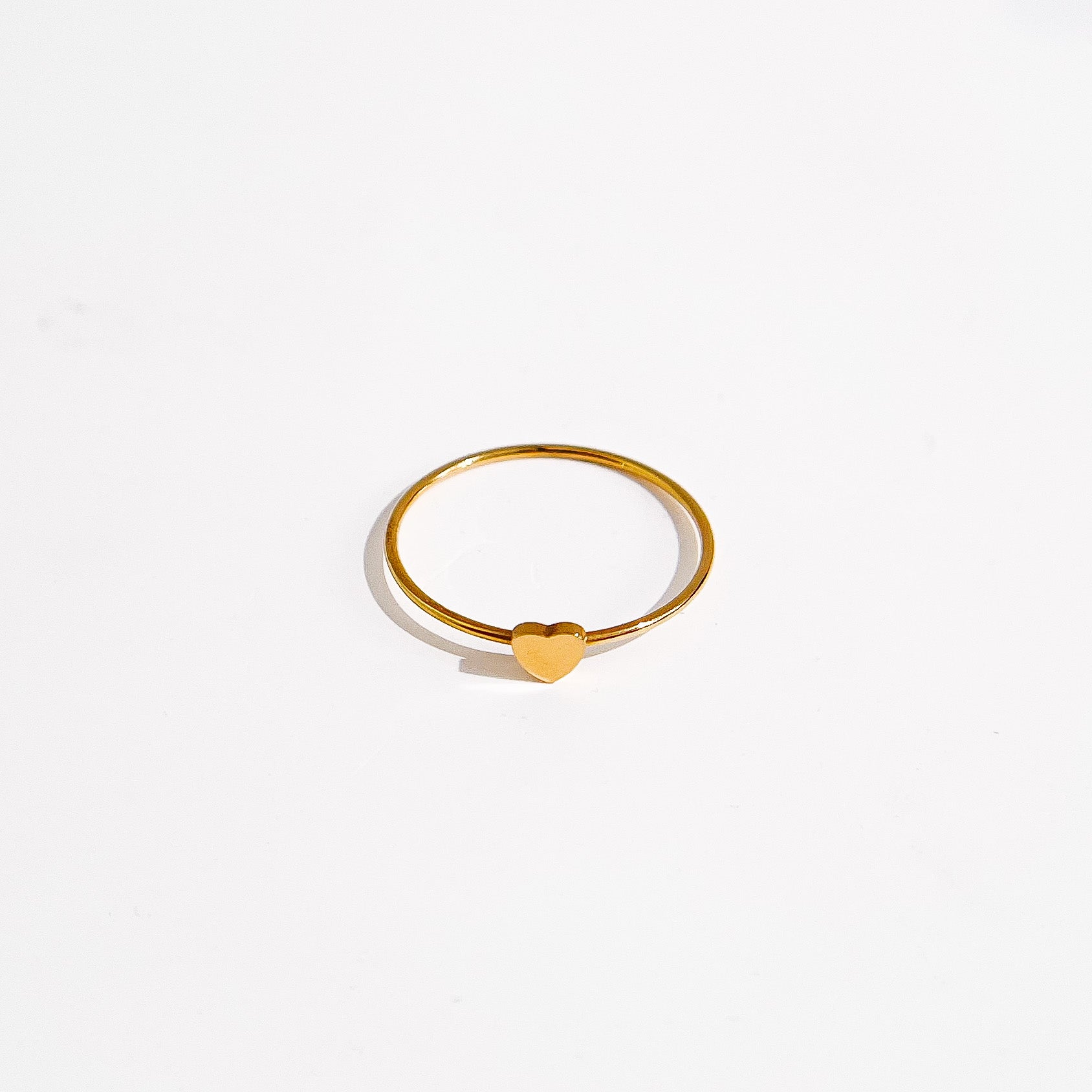 Dainty Heart Ring in Gold - Flaire & Co.