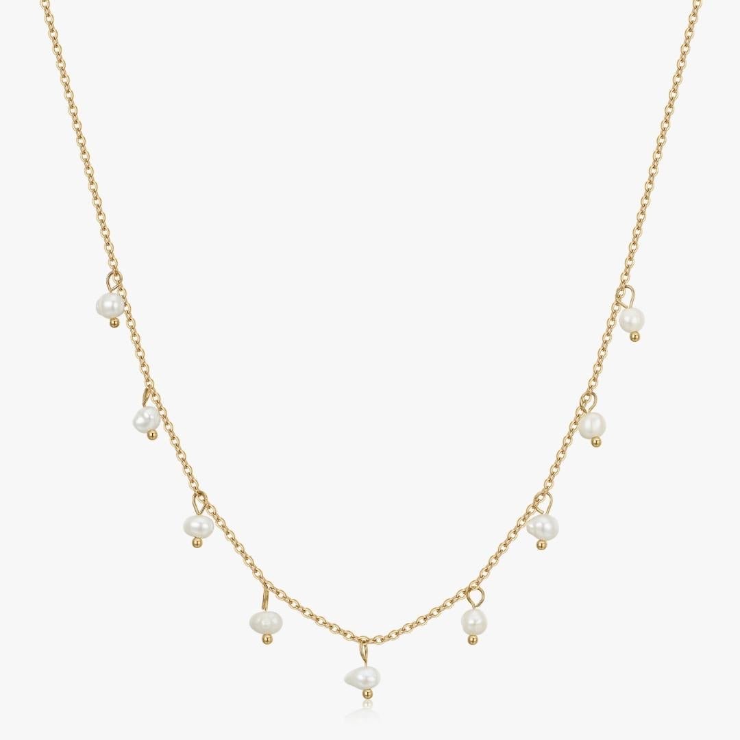Dangling Pearl Necklace - Flaire & Co.
