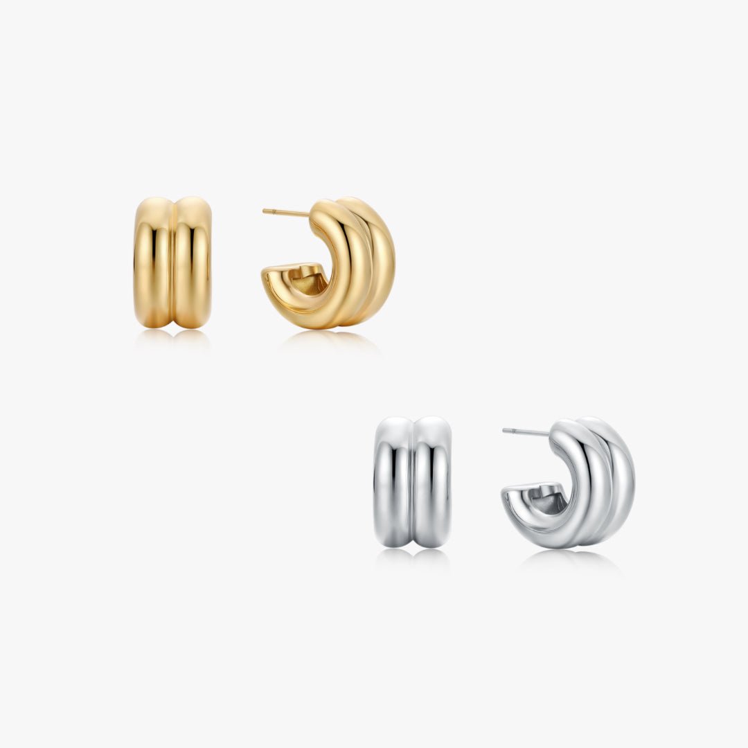 Double Up Hoops - Flaire & Co.