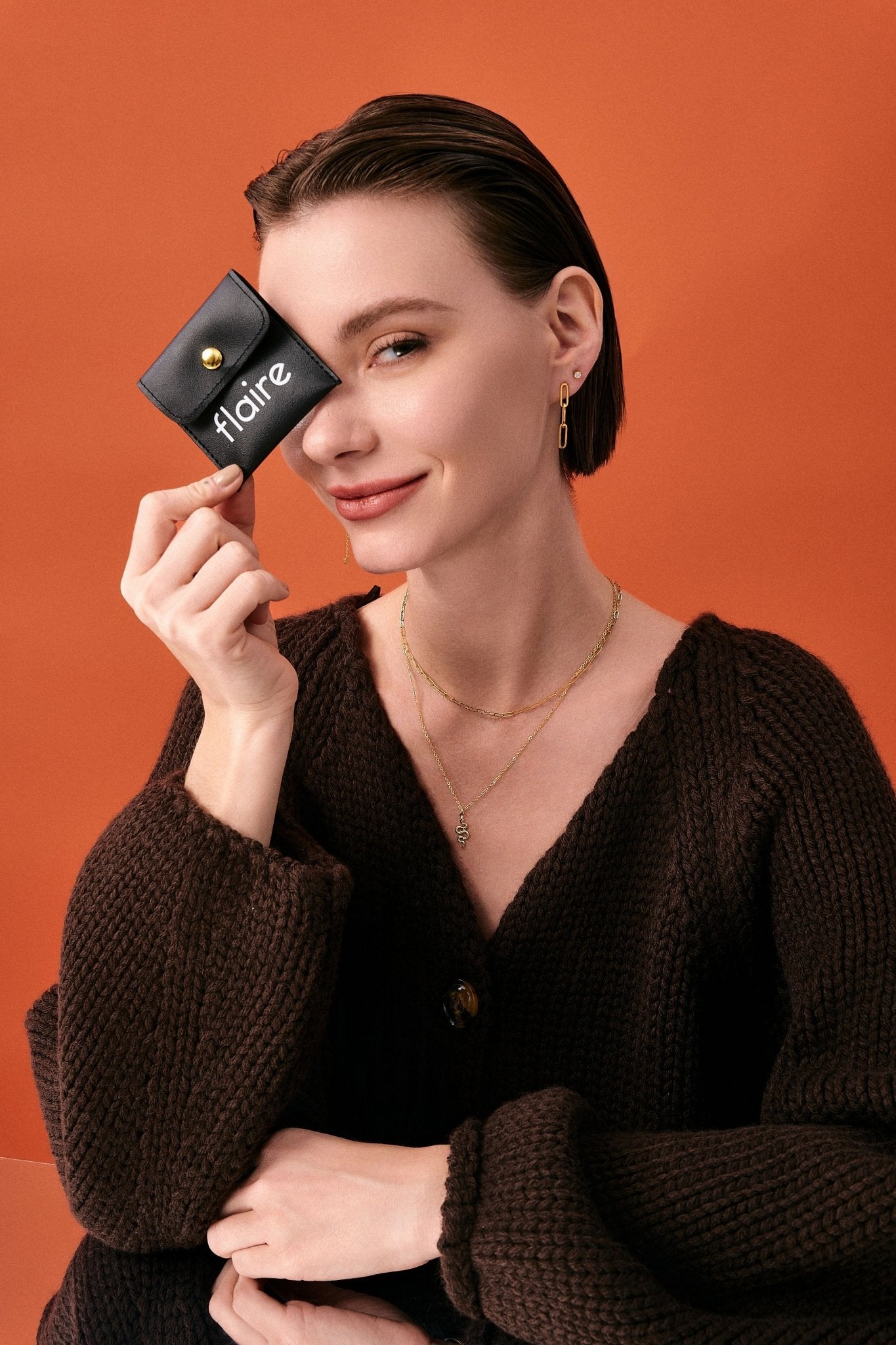 Drop The Link Earrings - Flaire & Co.