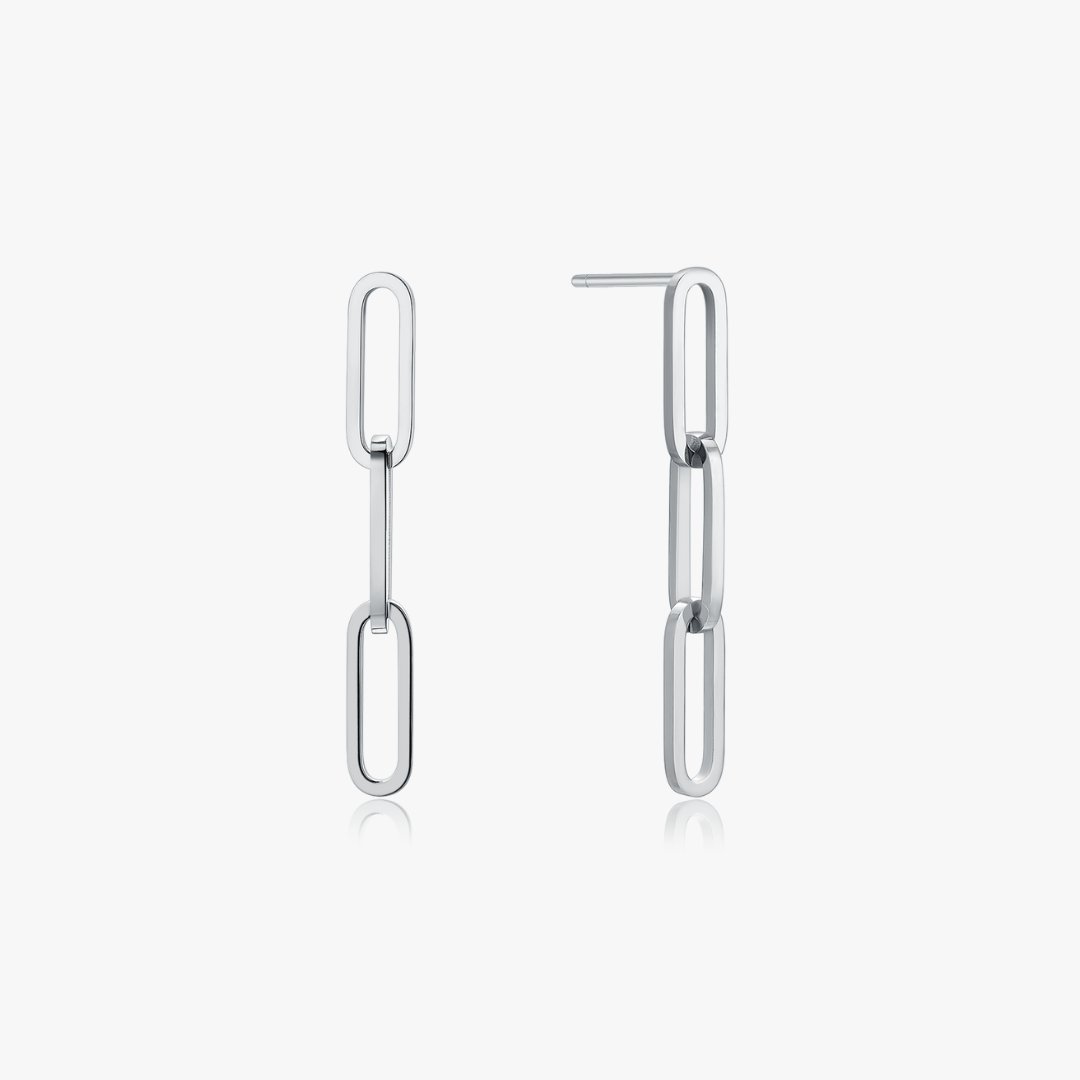 Drop The Link Earrings - Flaire & Co.