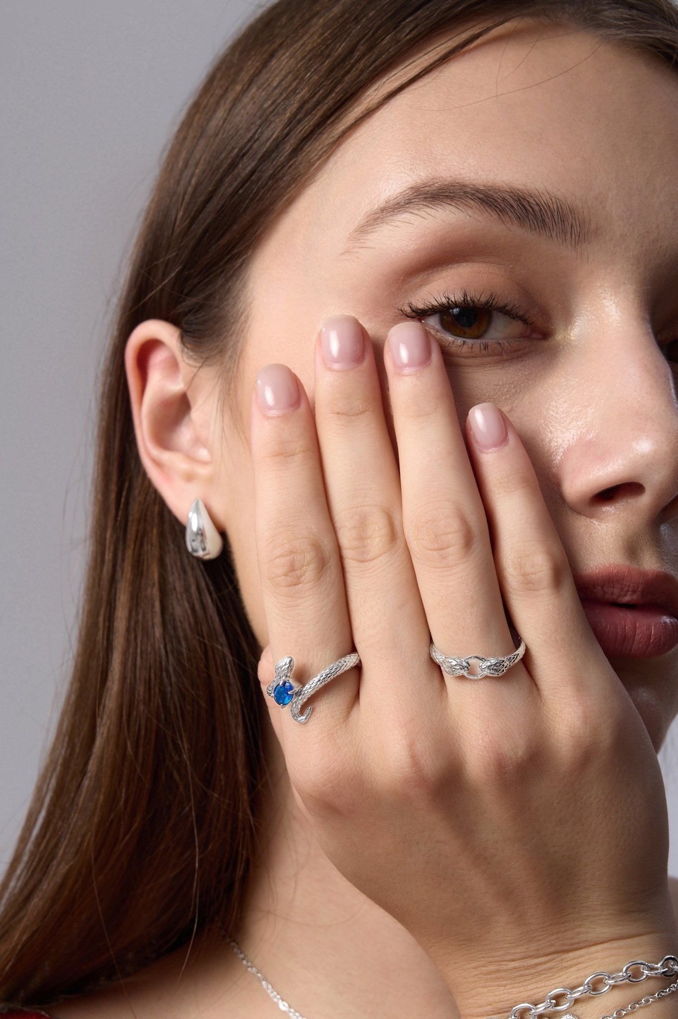 Dual Head Snake Ring - Flaire & Co.