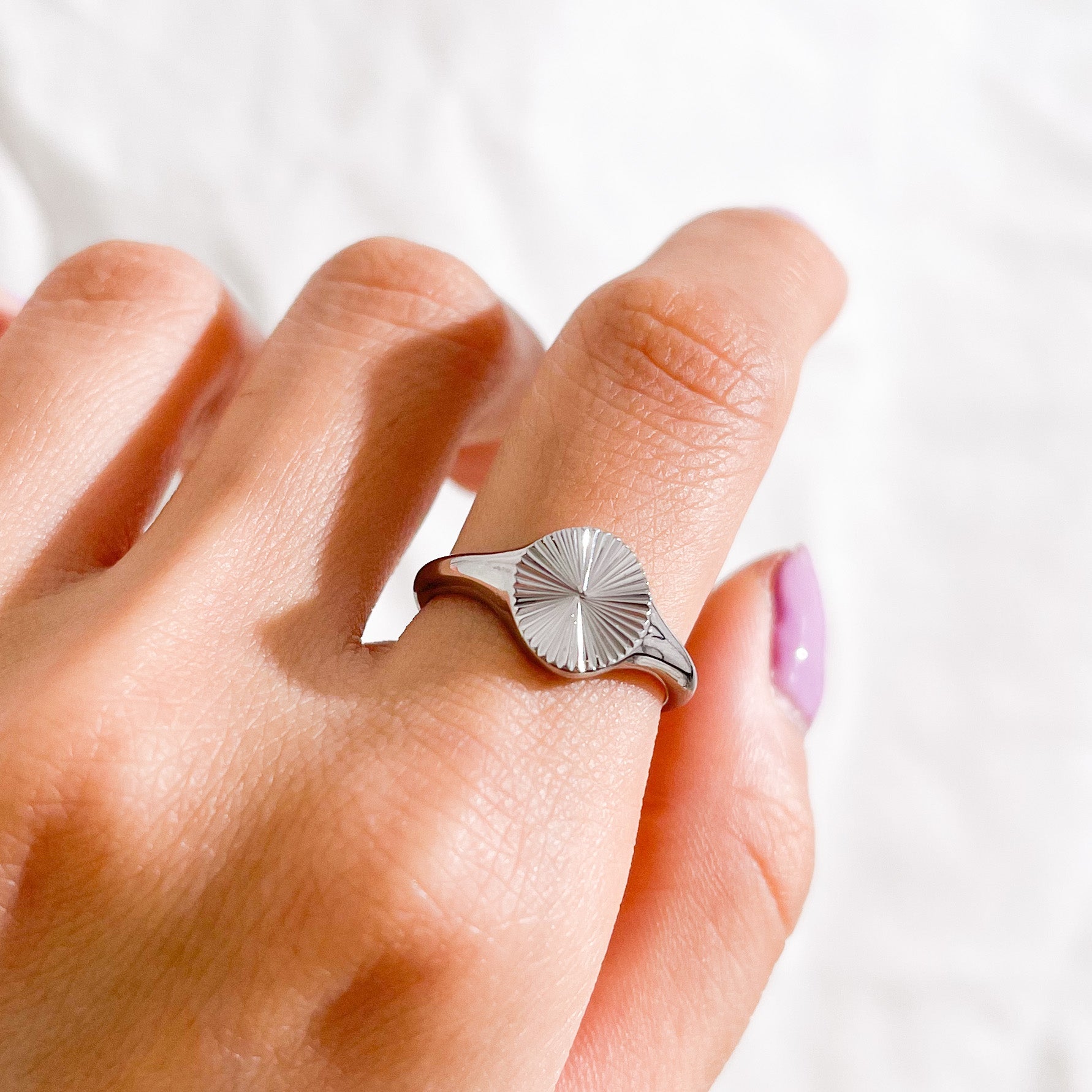 Eileen Silver Ring - Flaire & Co.