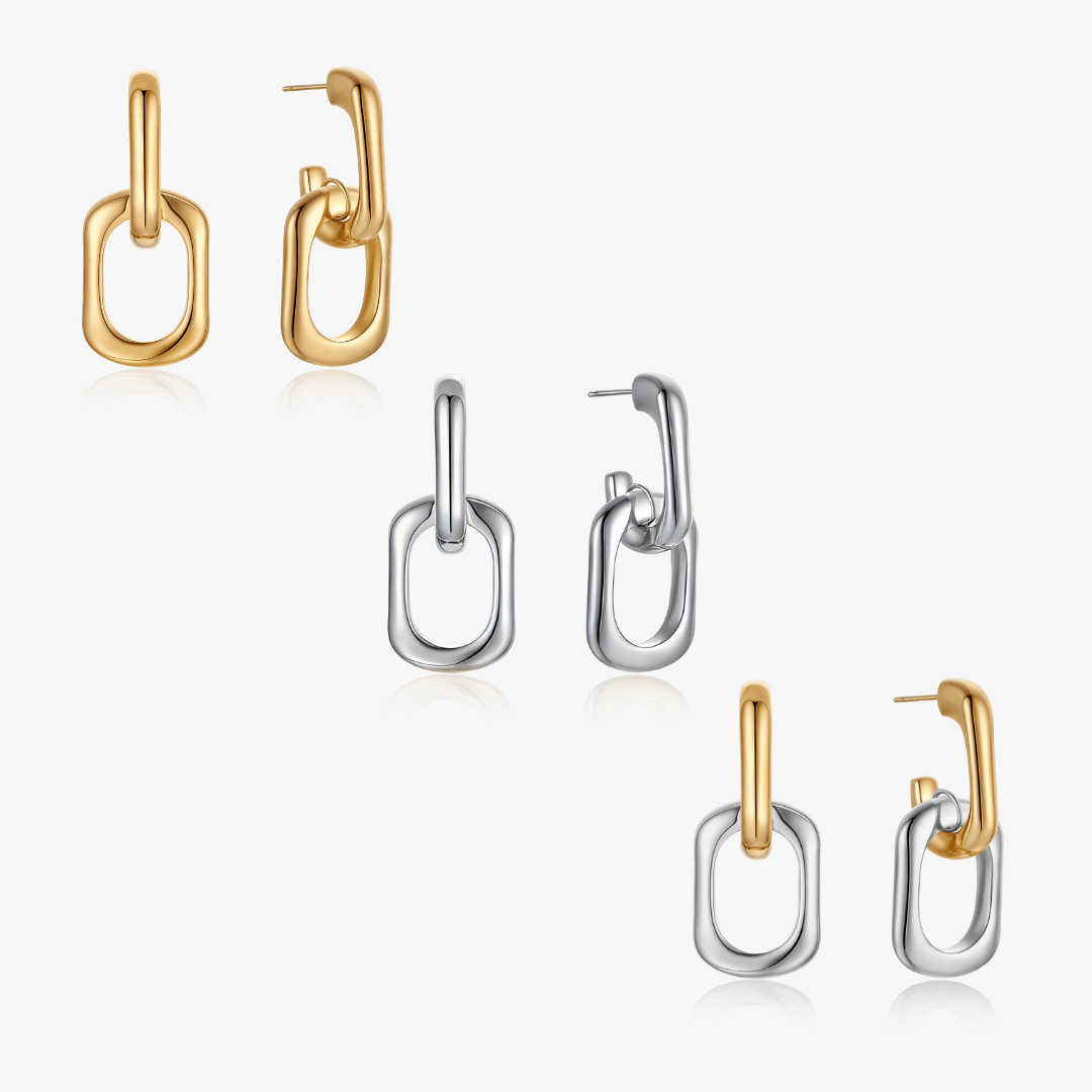 Erin Chain Earrings - Flaire & Co.