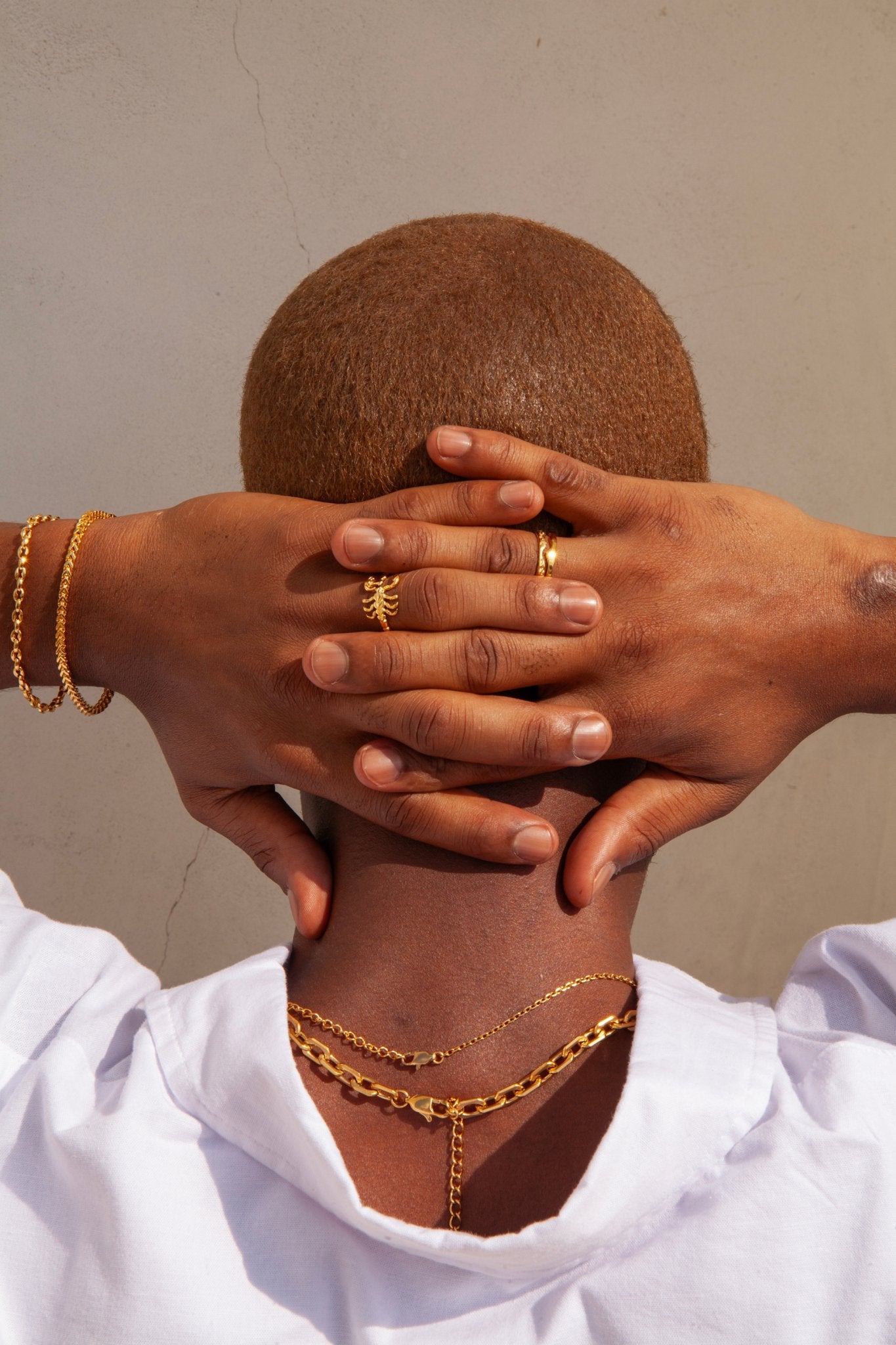 Ezra Bracelet in Gold (Unisex) - Flaire & Co.