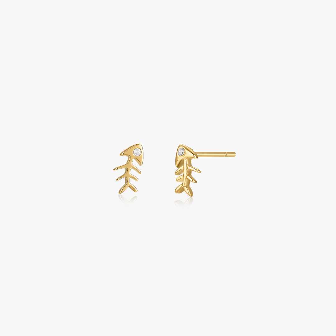 Fish Bone Studs - Flaire & Co.