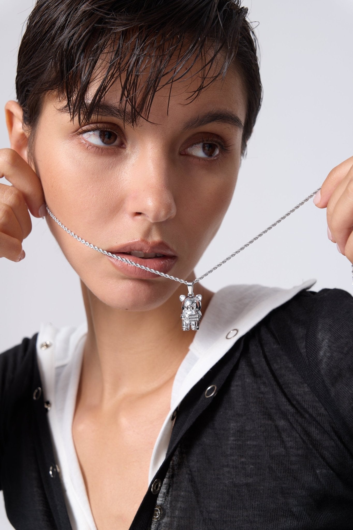 Flaire Bear Eats Cake Necklace - Flaire & Co.