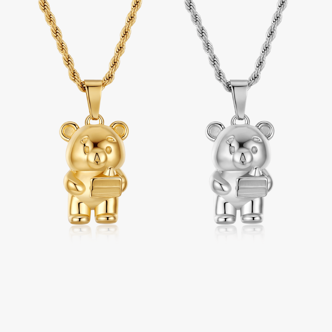 Flaire Bear Eats Cake Necklace - Flaire & Co.