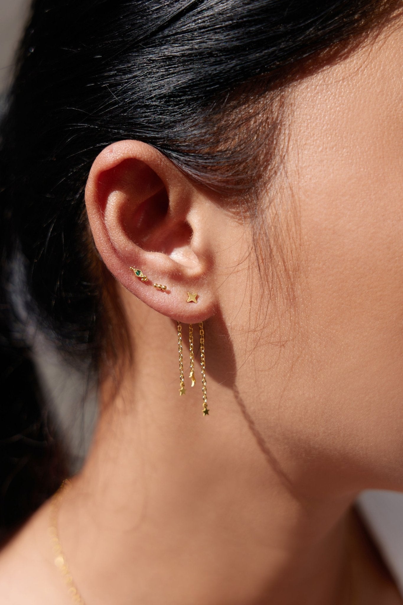 Flare Star Stud in Gold - Flaire & Co.