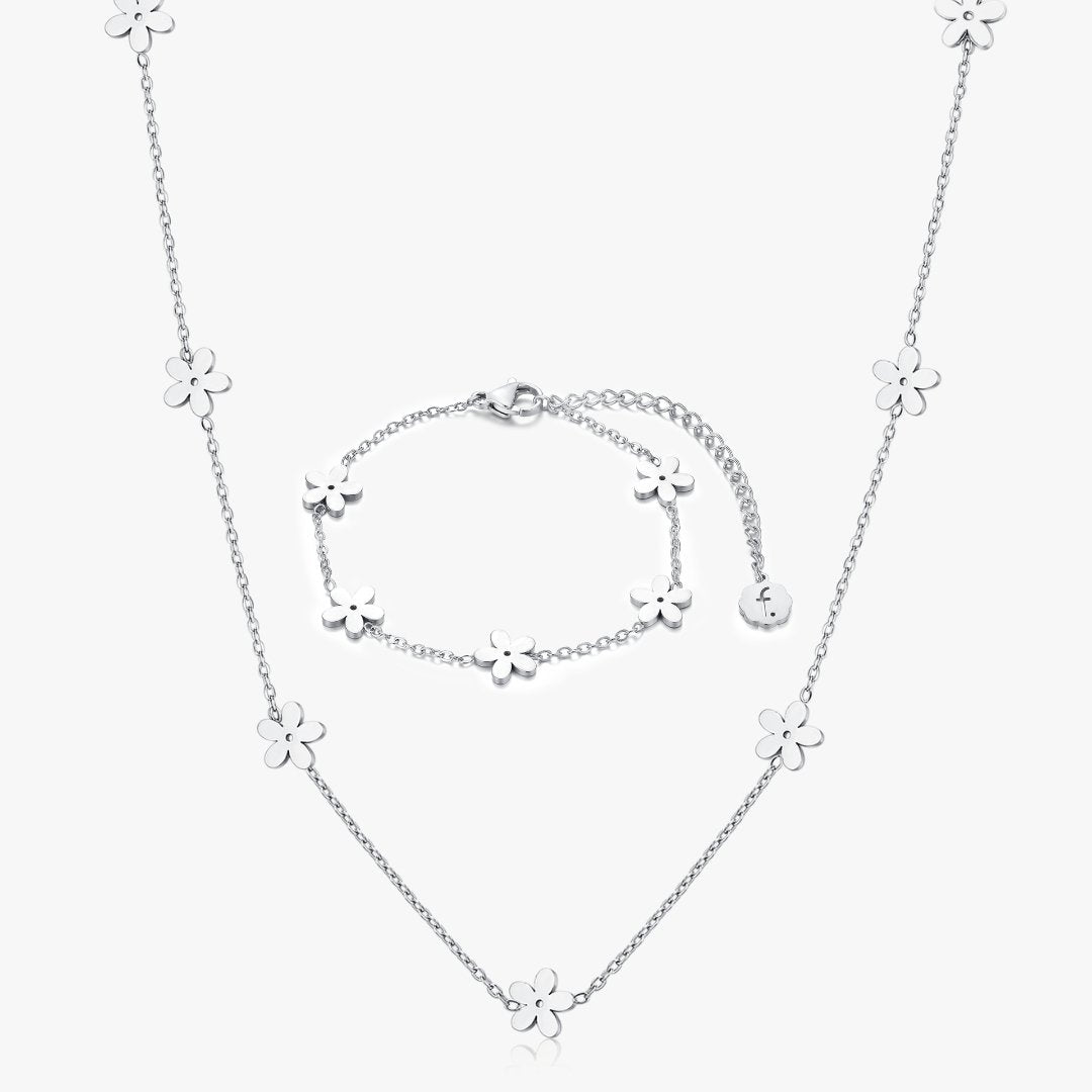 Flower Power Bundle Silver - Flaire & Co.