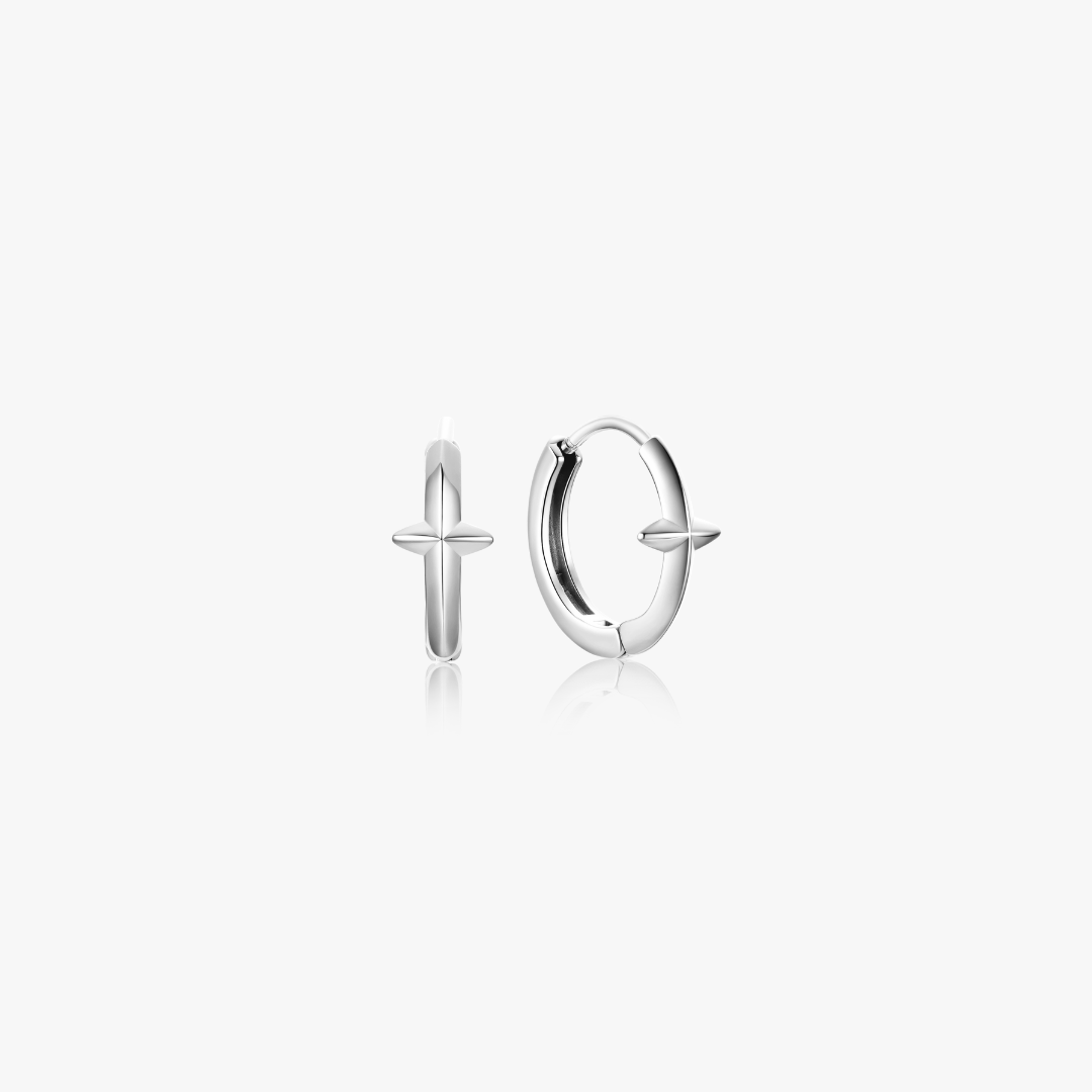 Gia Star Mini Hoops - Flaire & Co.