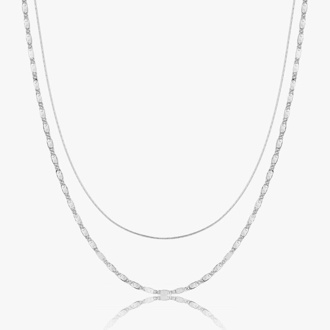 Gia Two Layer Necklace - Flaire & Co.