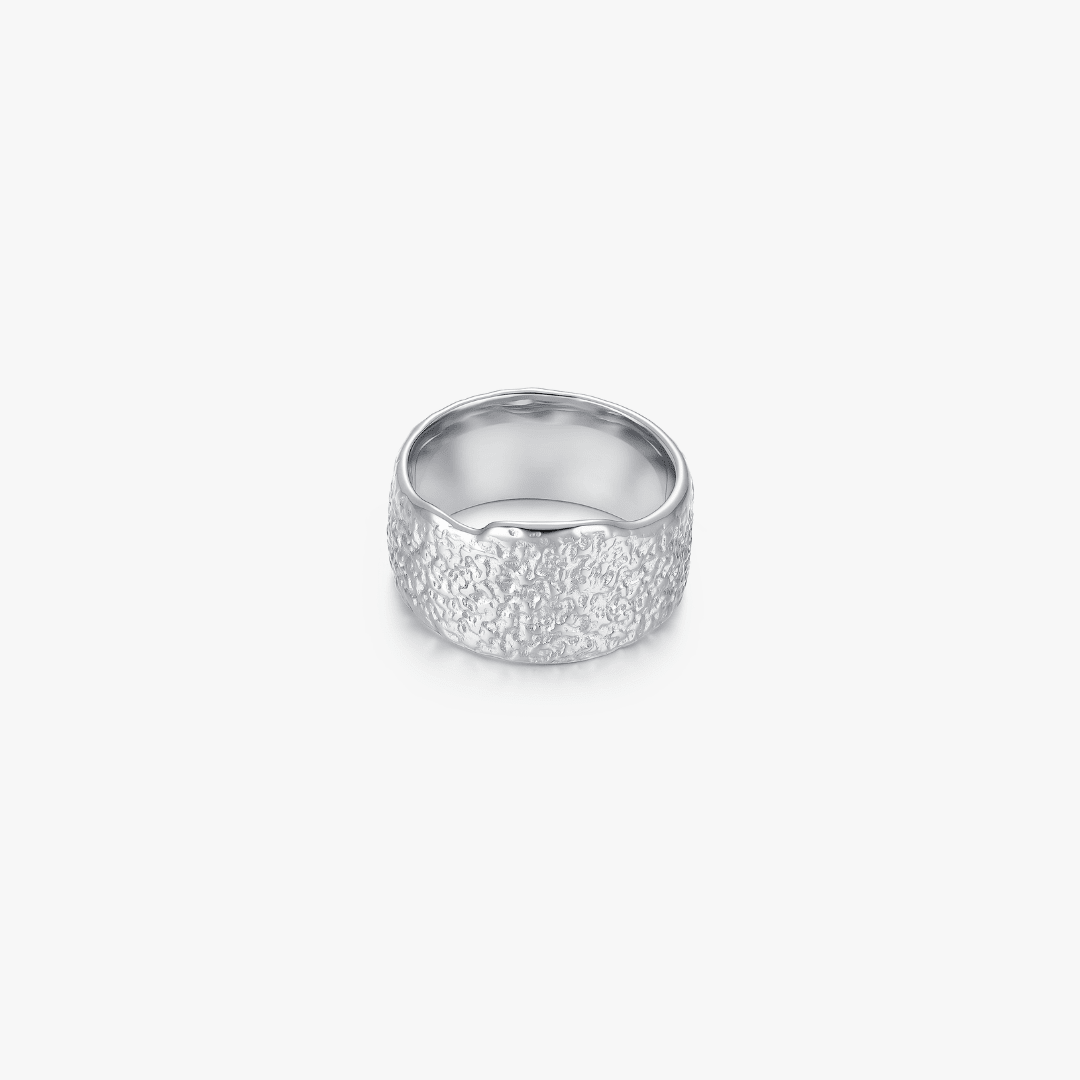 Glittering Sand Band Ring - Flaire & Co.