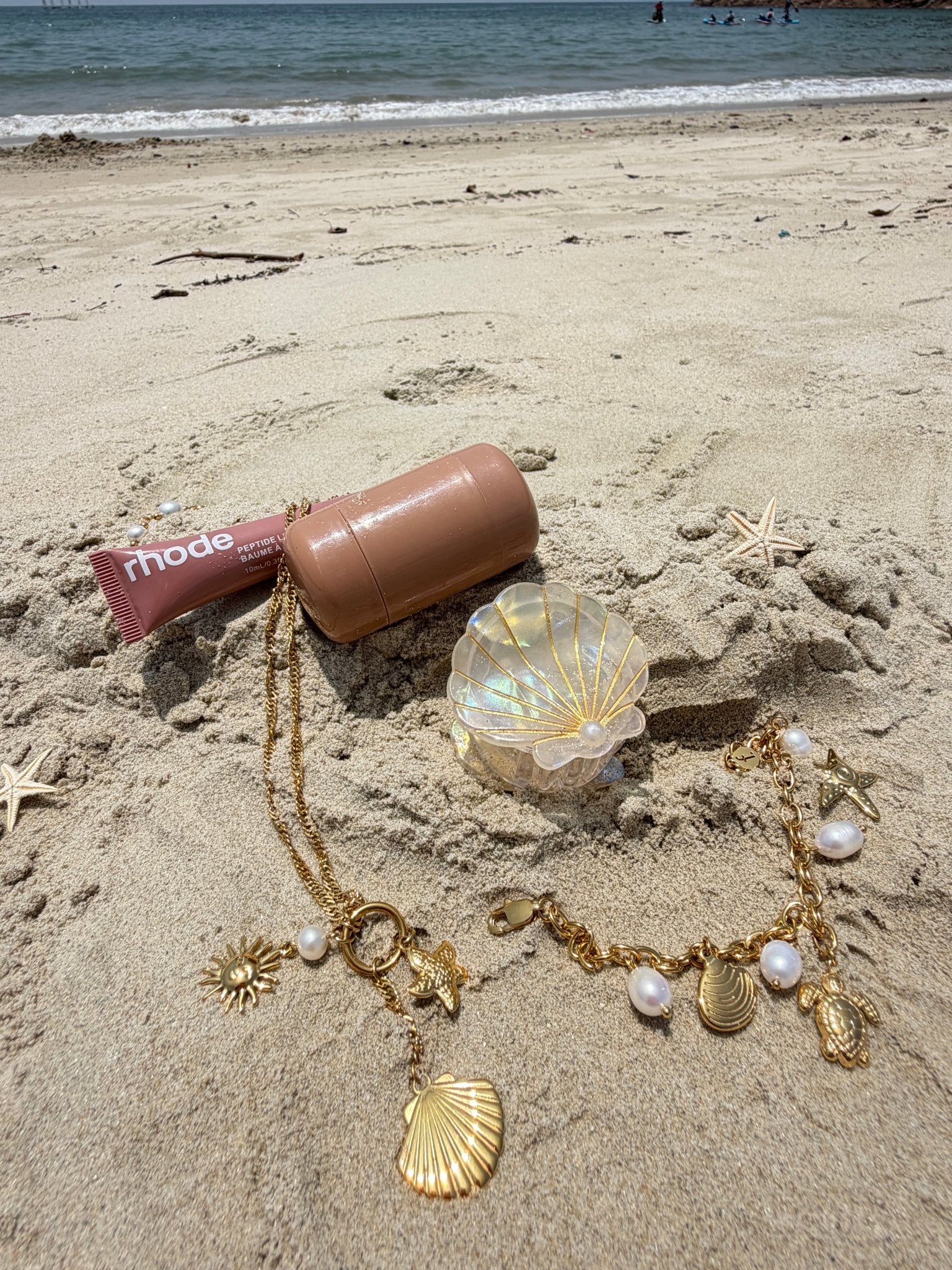 Golden Tides Charm Necklace - Flaire & Co.