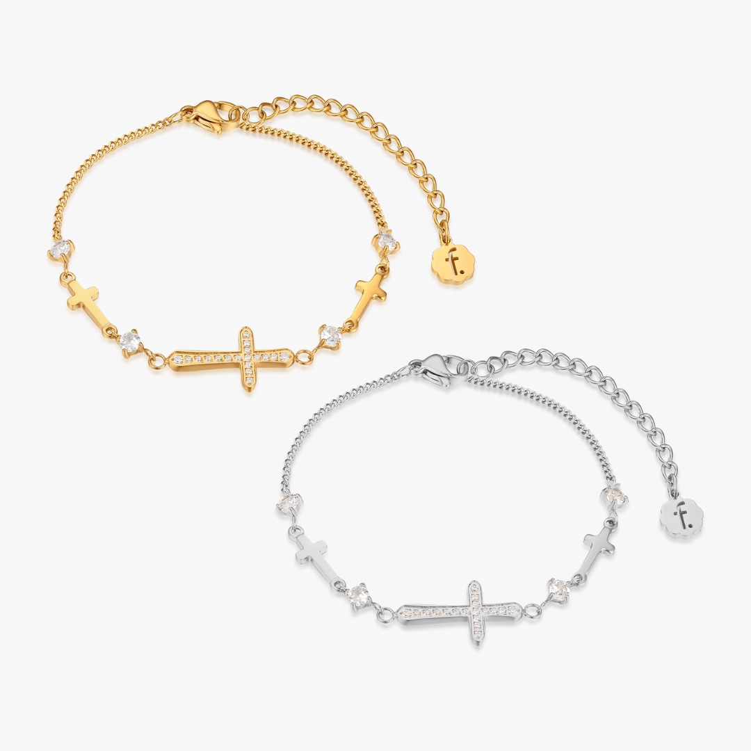 Grace Cross Bracelet - Flaire & Co.