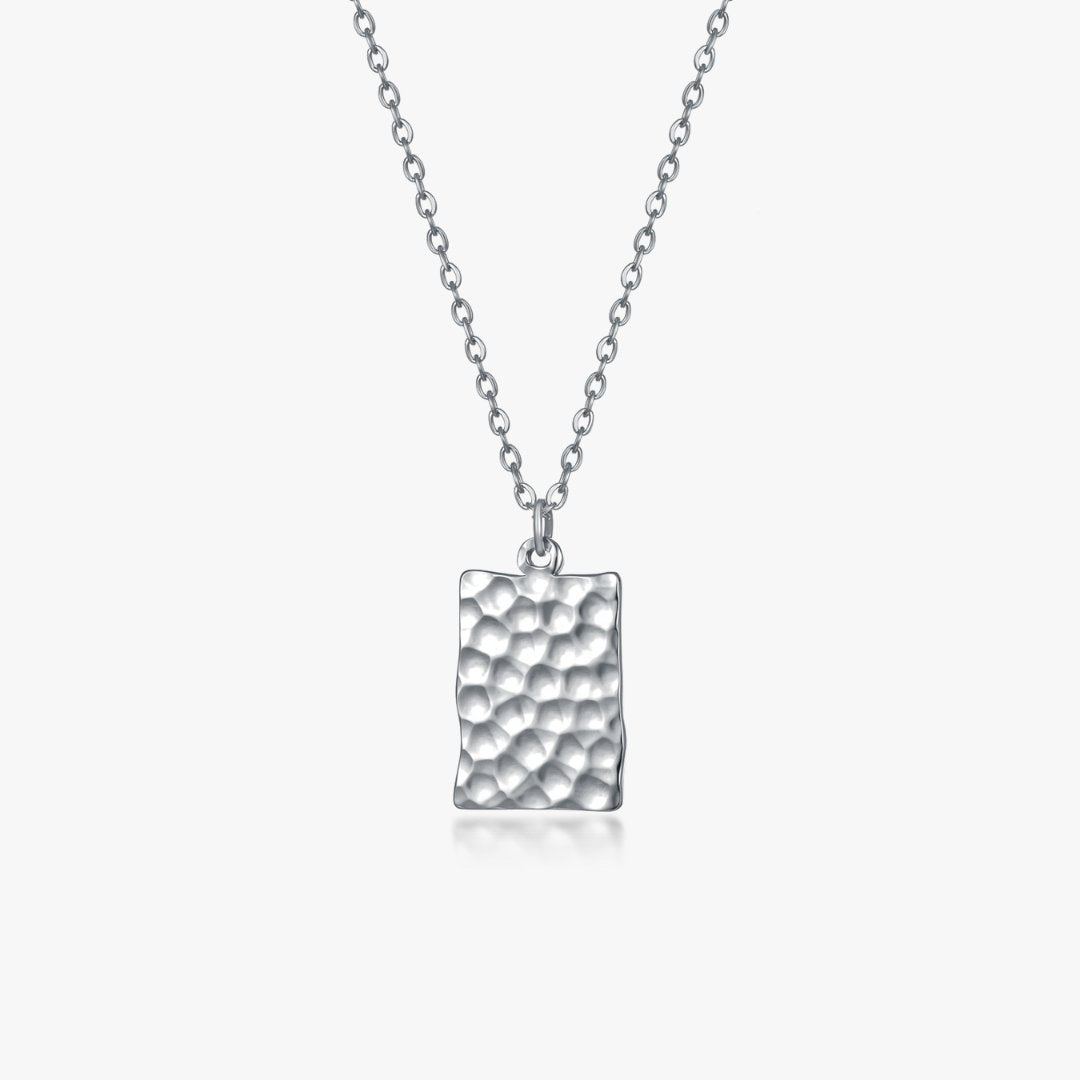 Hammered Pendant Necklace (Greek Inspired Collection) - Flaire & Co.