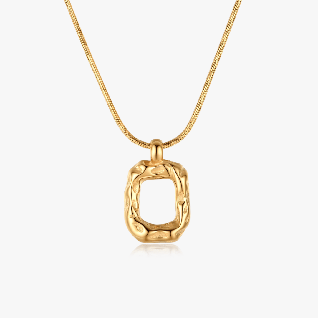 Heidi Organic Rectangle Pendant - Flaire & Co.