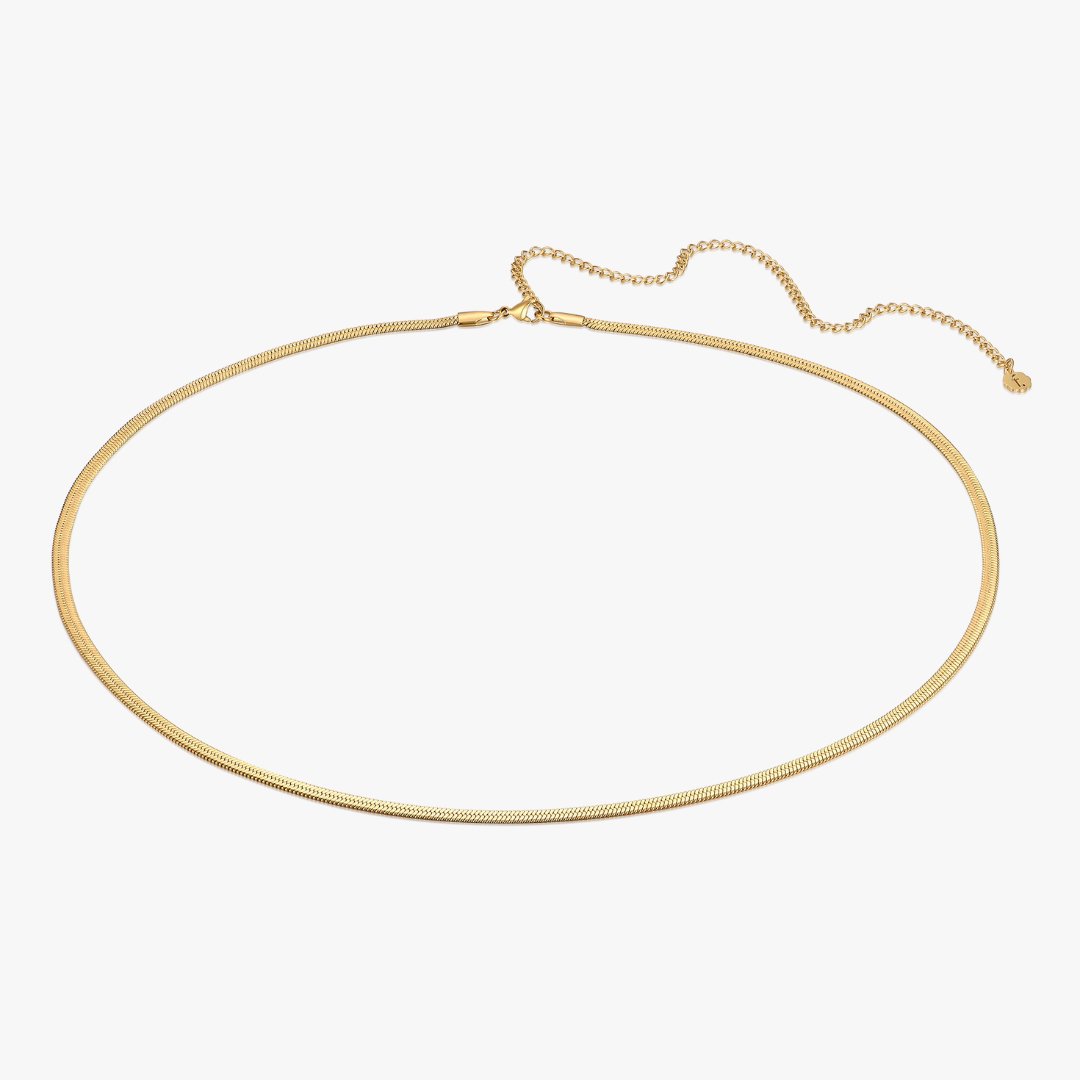 Herringbone Waist Chain in Gold - Flaire & Co.