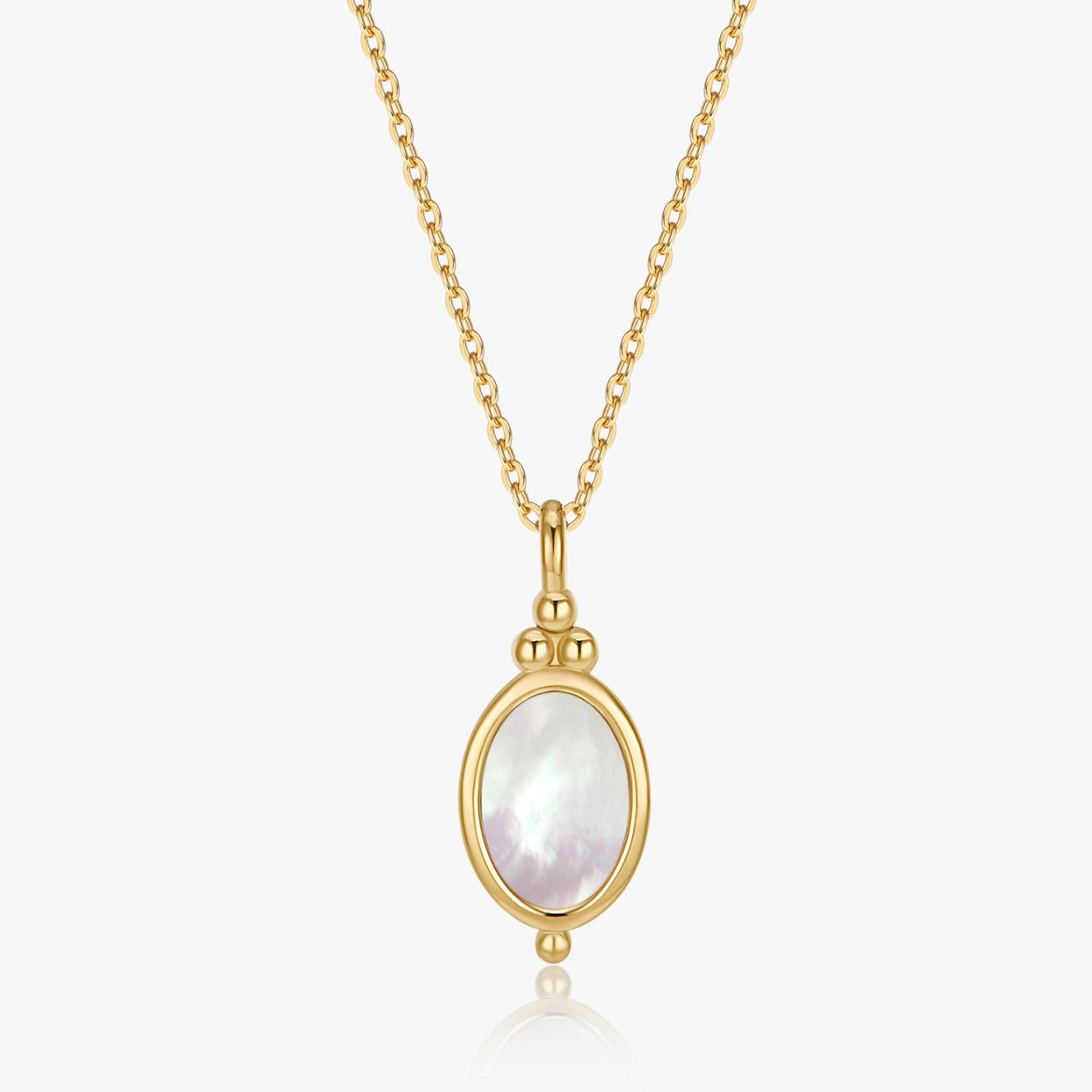 Isabel Mother of Pearl Necklaces - Flaire & Co.