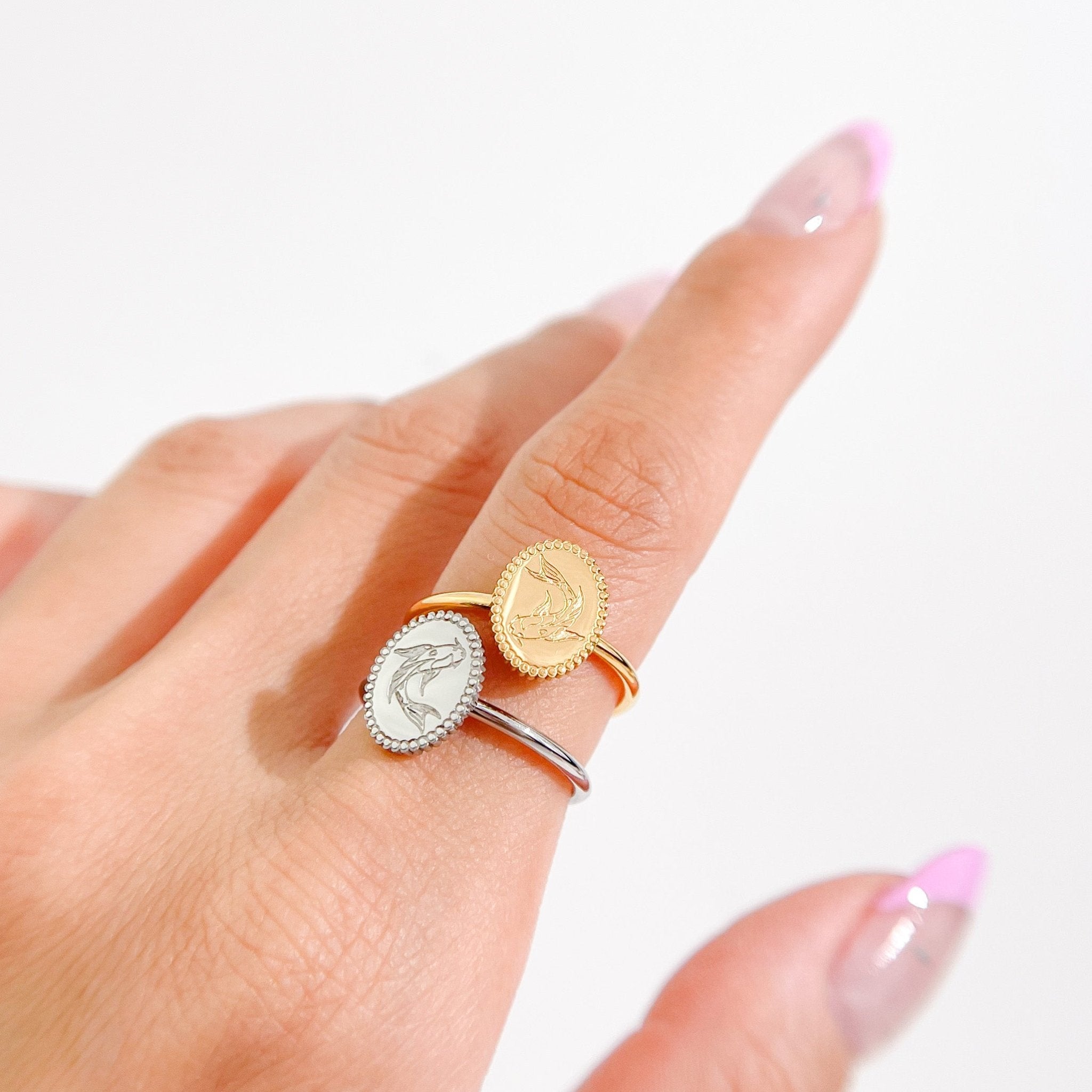 Koi Fish Ring in Gold - Flaire & Co.