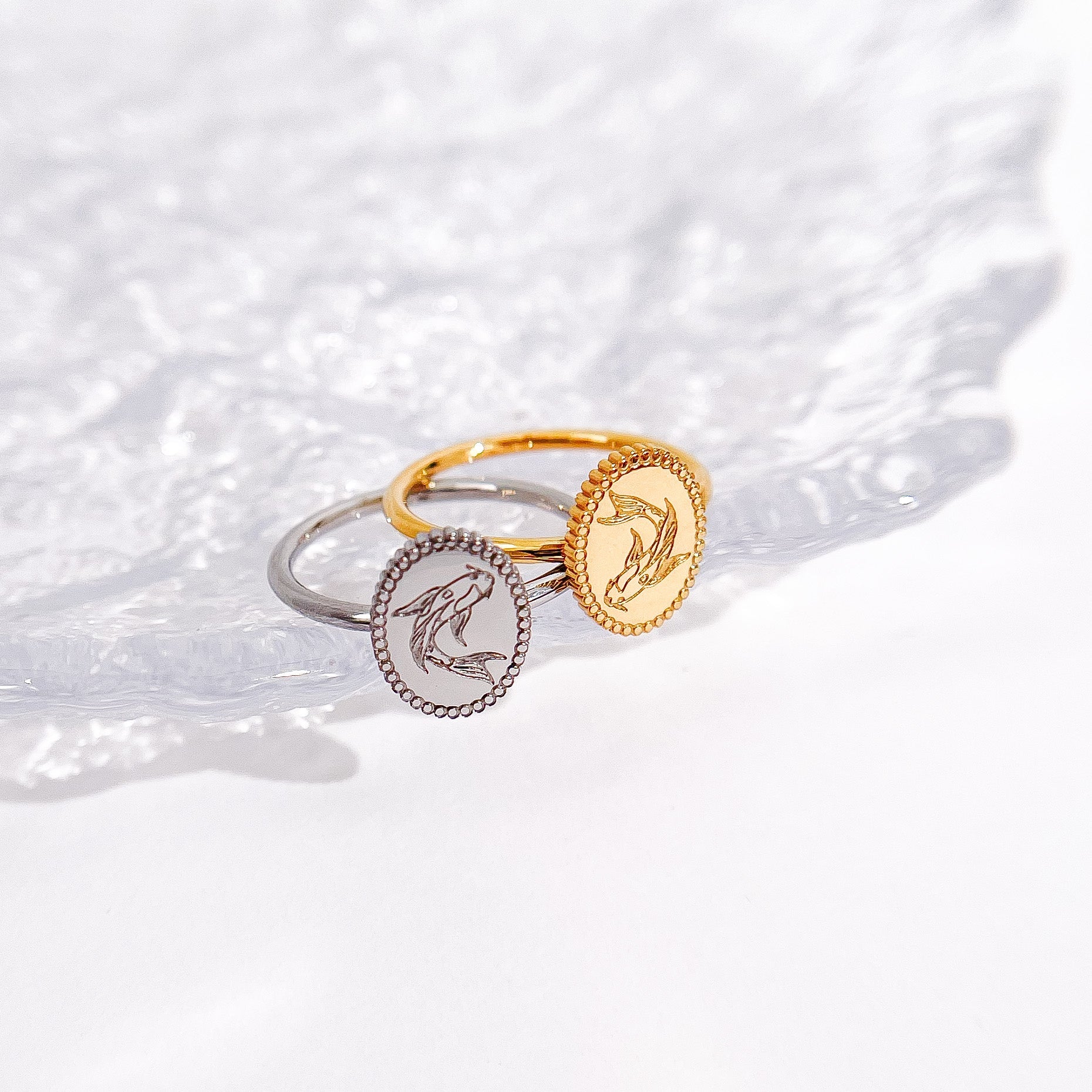 Koi Fish Ring in Gold - Flaire & Co.