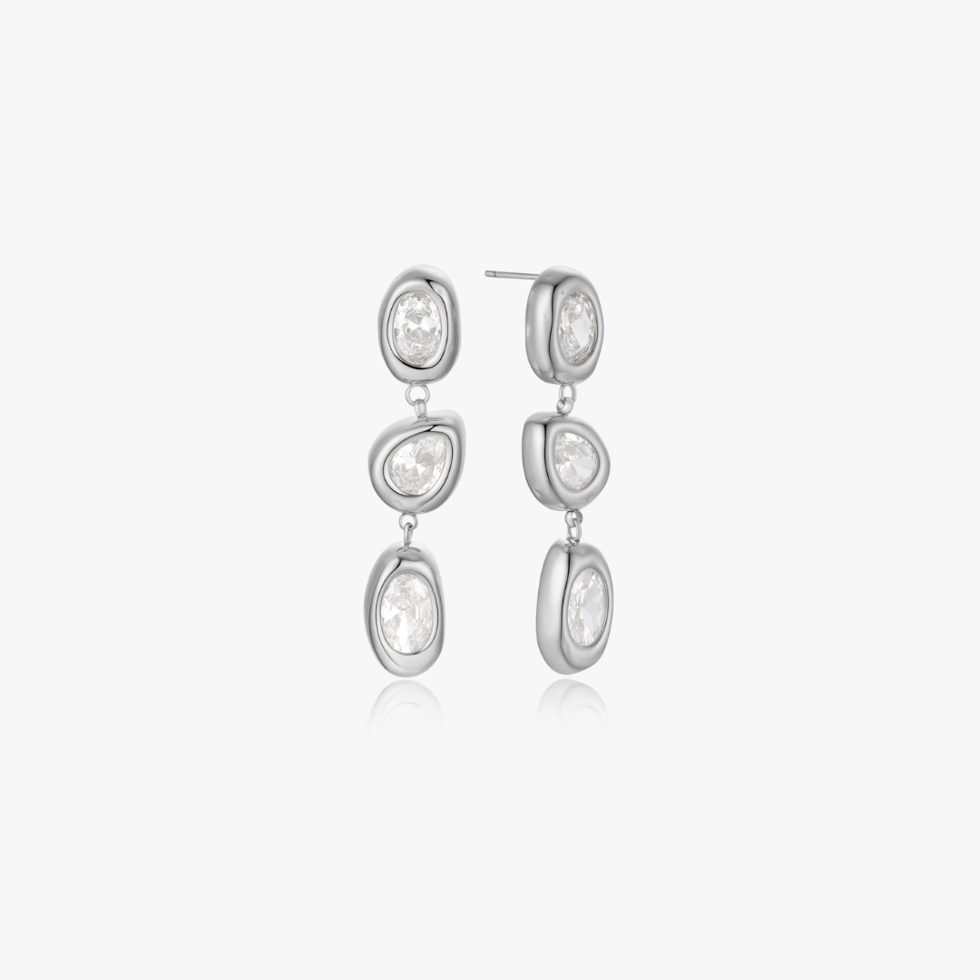 Lauren Multi Gem Drop Earrings - Flaire & Co.
