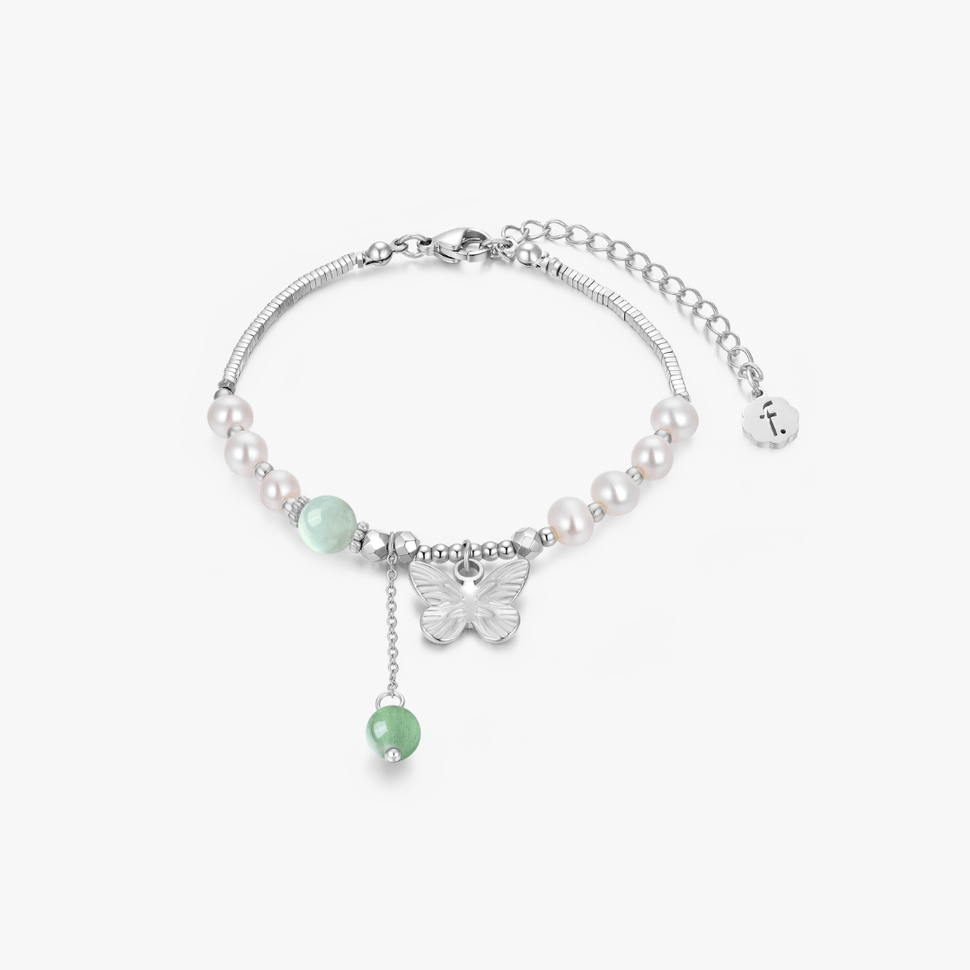 LIMITED EDITION: Butterfly Jade Bracelet - Flaire & Co.