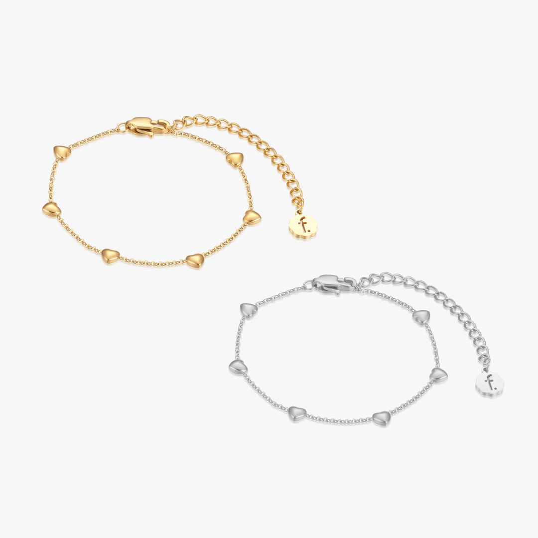 Lyla Mini Heart Bracelet - Flaire & Co.