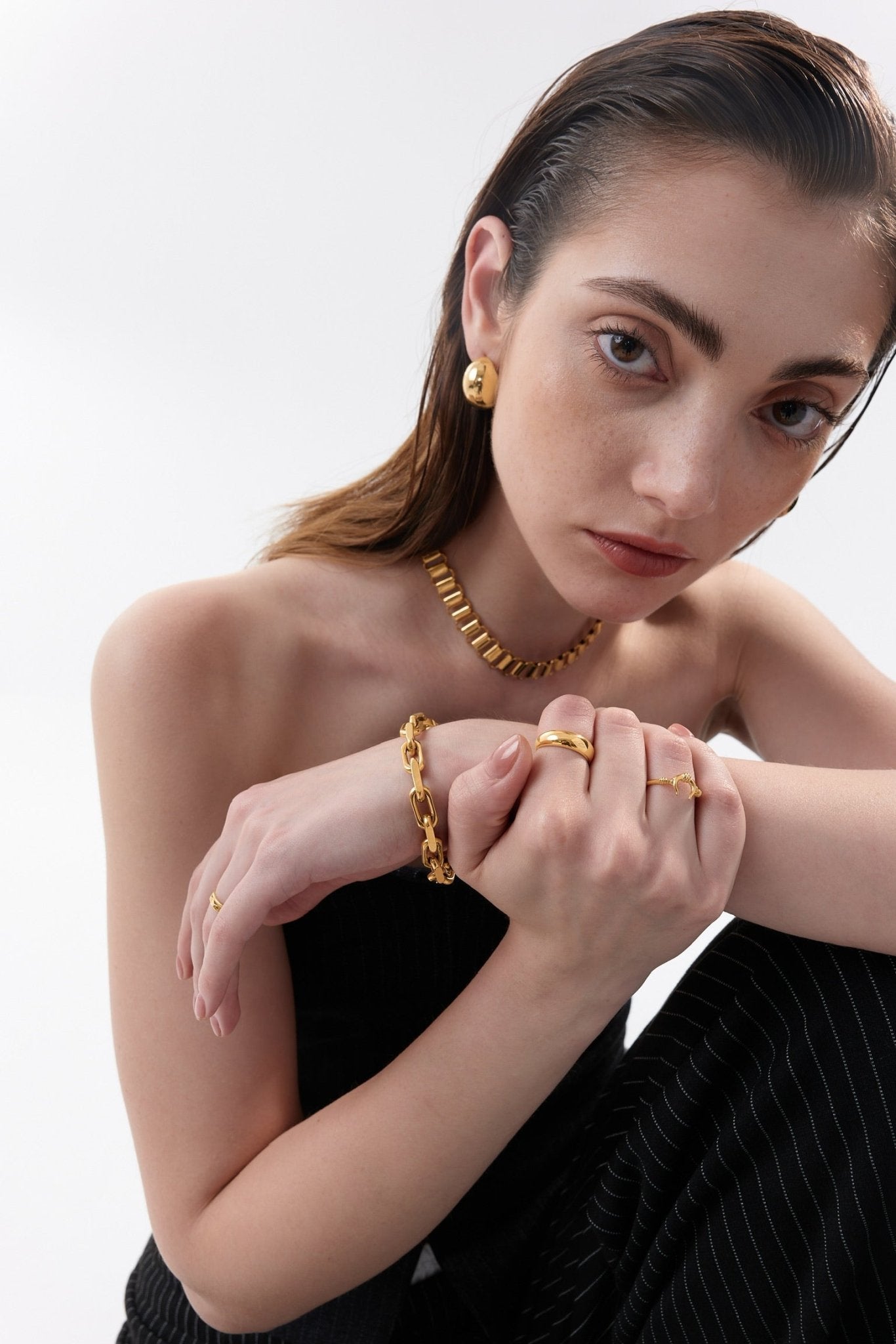 Lyre Ring (Greek Inspired Collection) - Flaire & Co.
