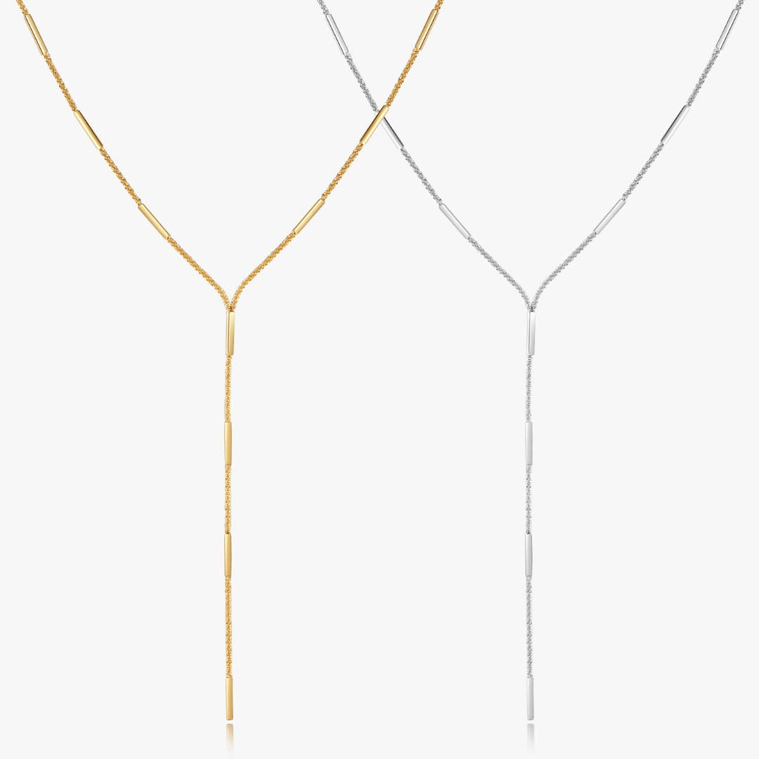 Maia Lariat Chain Necklace - Flaire & Co.