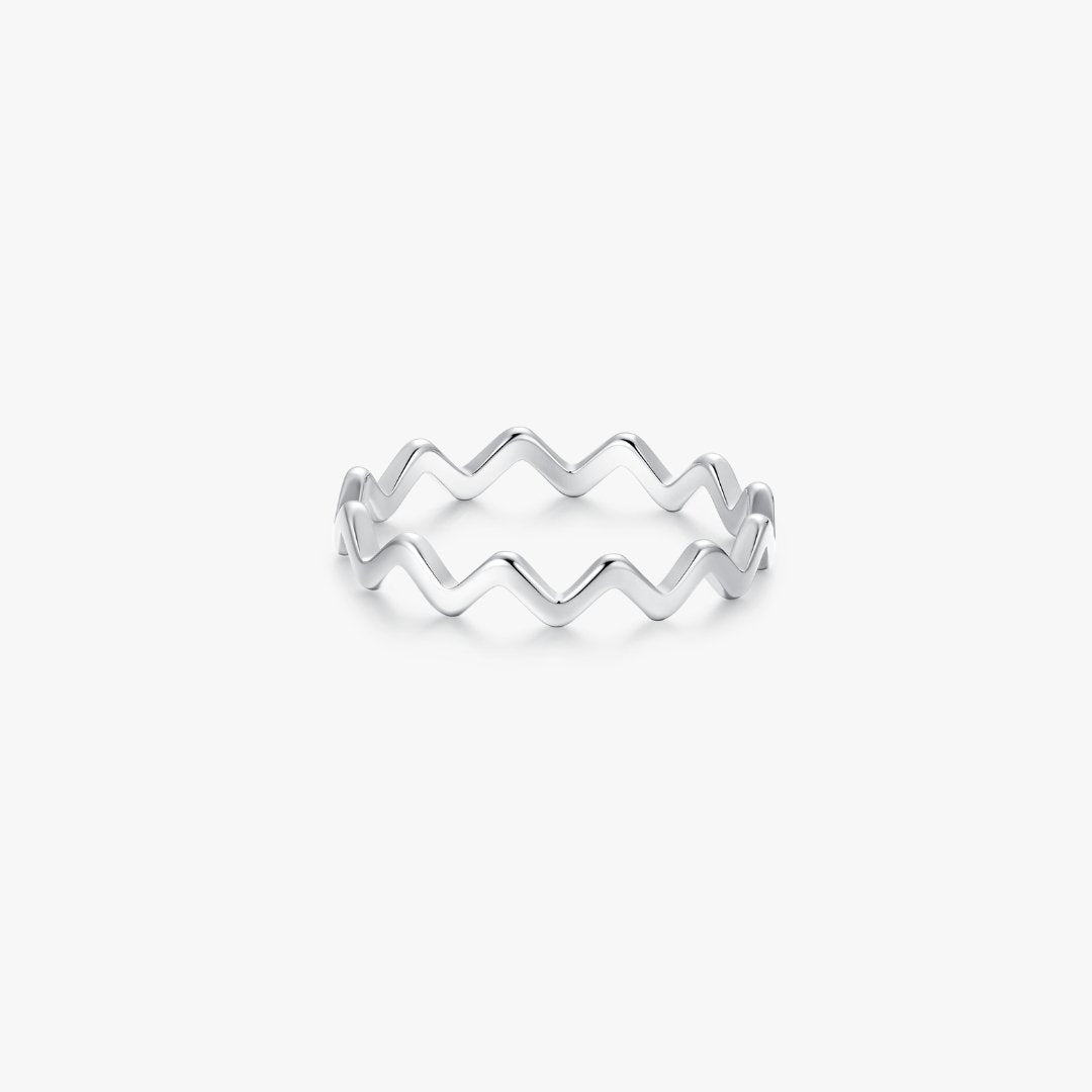 Making Waves Ring in Silver - Flaire & Co.