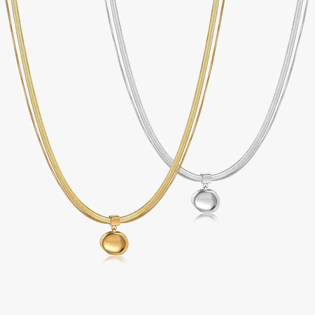 Maren Molten Drop Necklace - Flaire & Co.