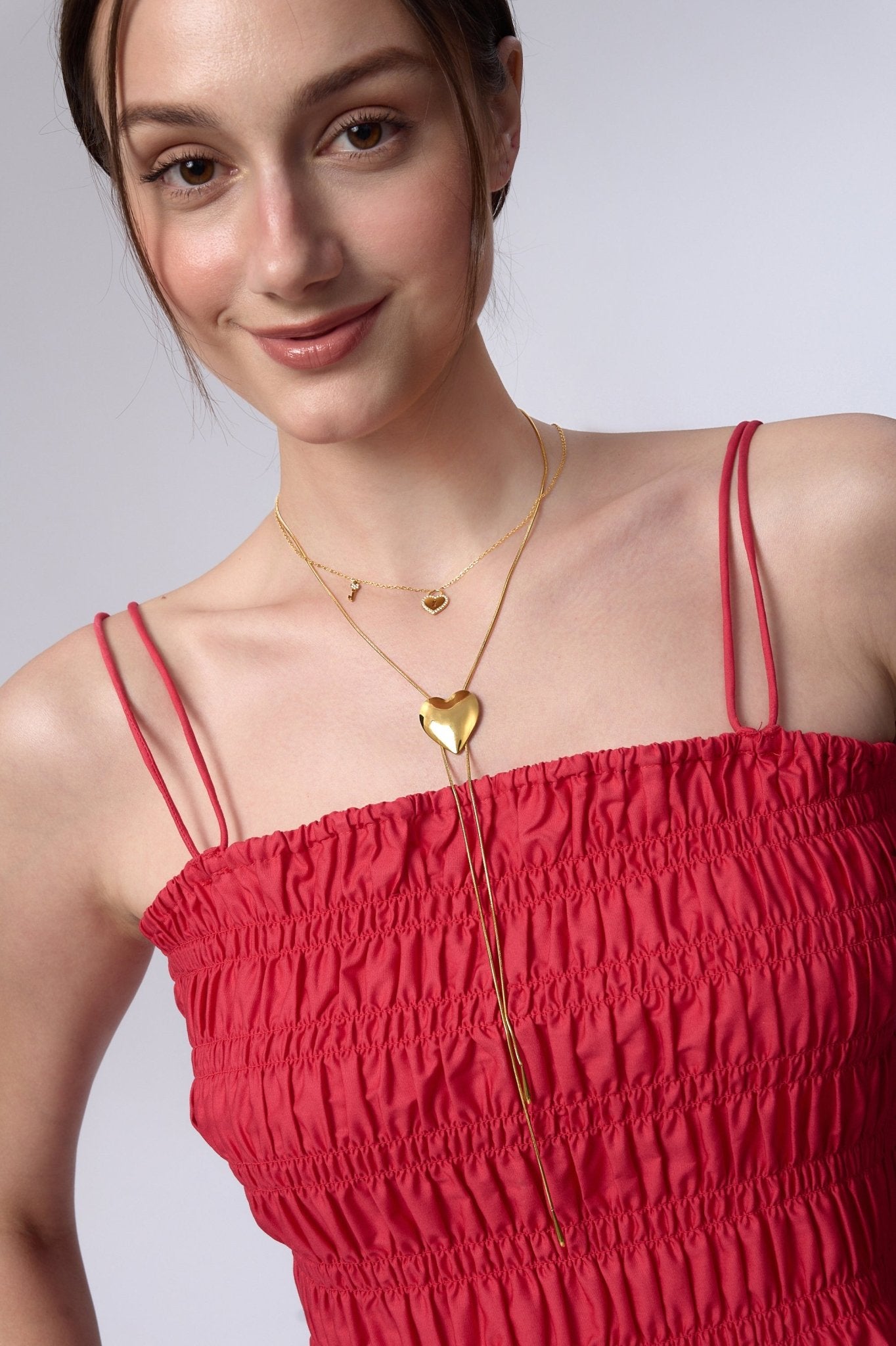 Margot Lock And Key Necklace - Flaire & Co.