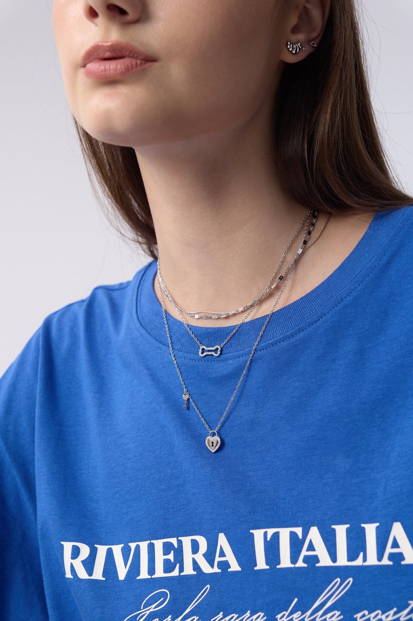 Margot Lock And Key Necklace - Flaire & Co.