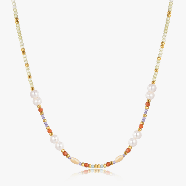 Maris Beaded Necklace - Flaire & Co.