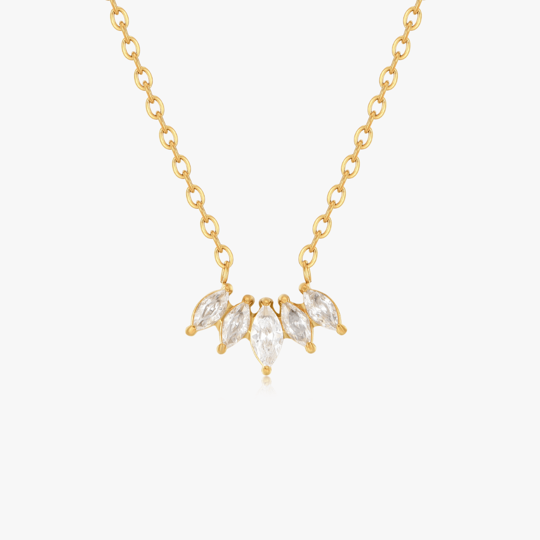 Marquise Gem Necklace - Flaire & Co.