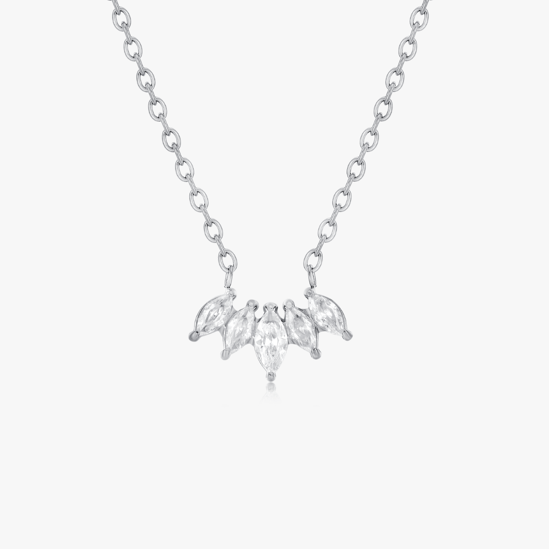 Marquise Gem Necklace - Flaire & Co.