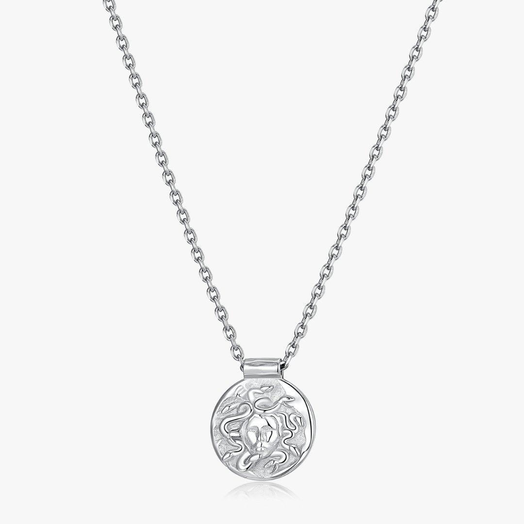 Medusa Necklace in Silver (Unisex) - Flaire & Co.