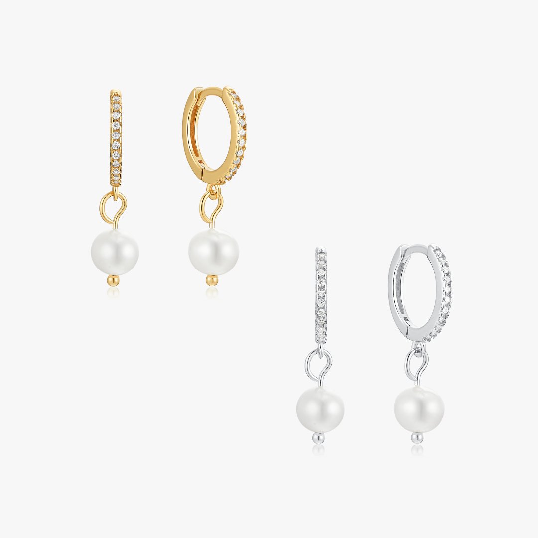 Mini Pearl Huggies - Flaire & Co.