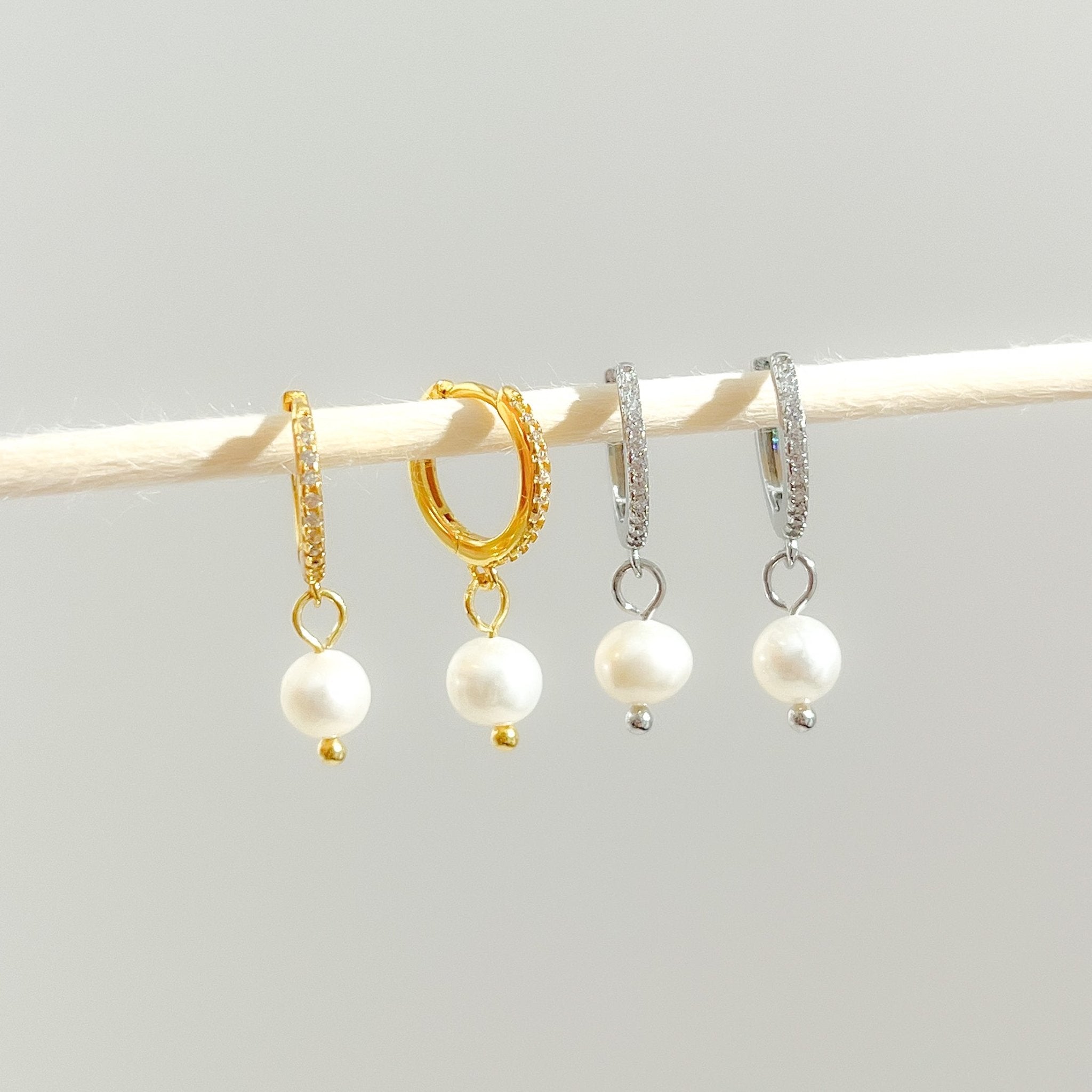 Mini Pearl Huggies - Flaire & Co.