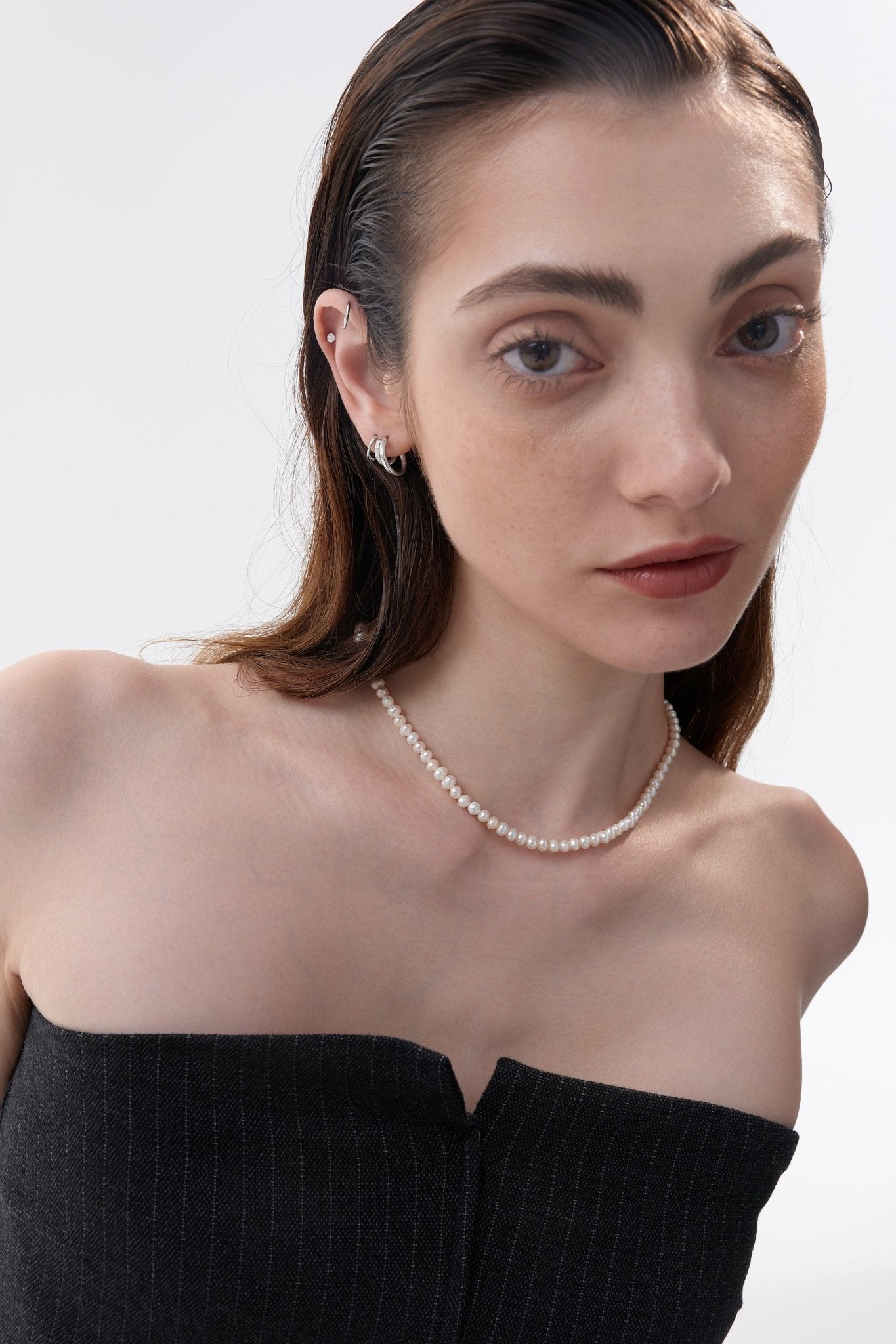 Mini Pearls Necklace - Flaire & Co.