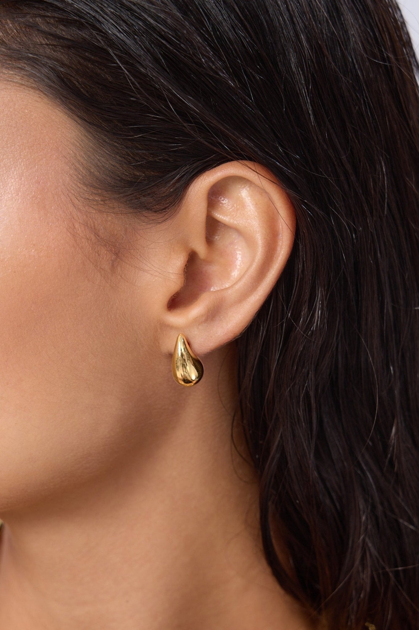Mini Tear Drop Hoops - Flaire & Co.