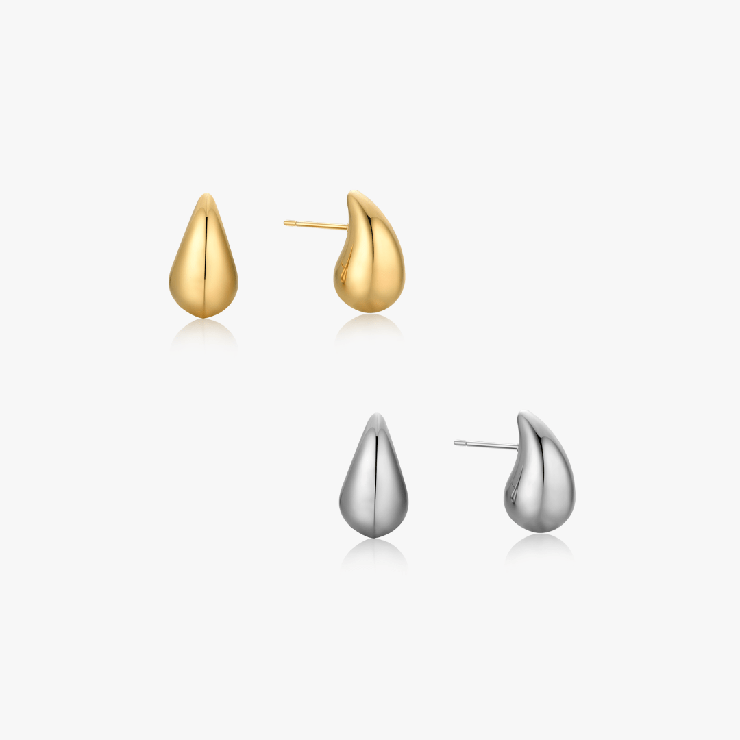 Mini Tear Drop Hoops - Flaire & Co.