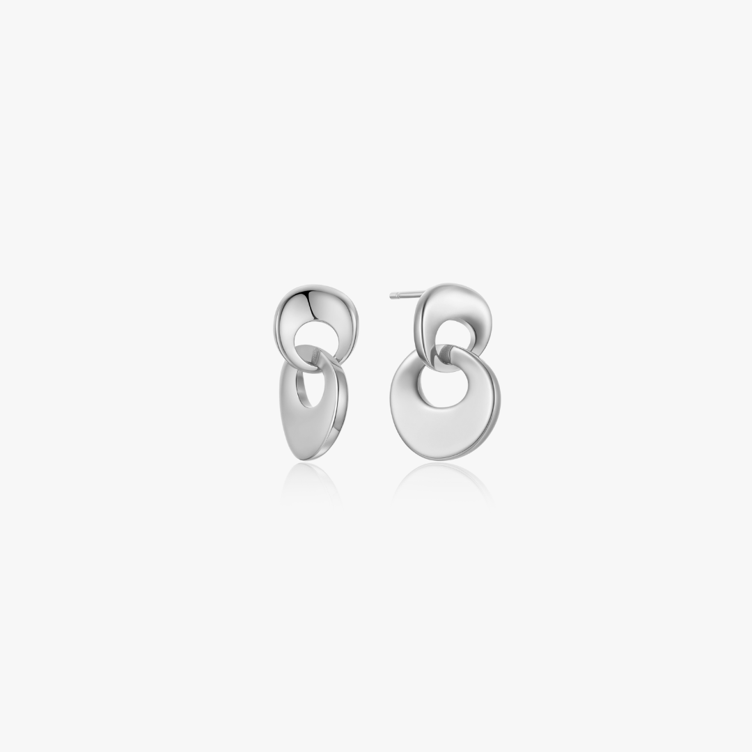 Molly Intertwined Disk Earrings - Flaire & Co.