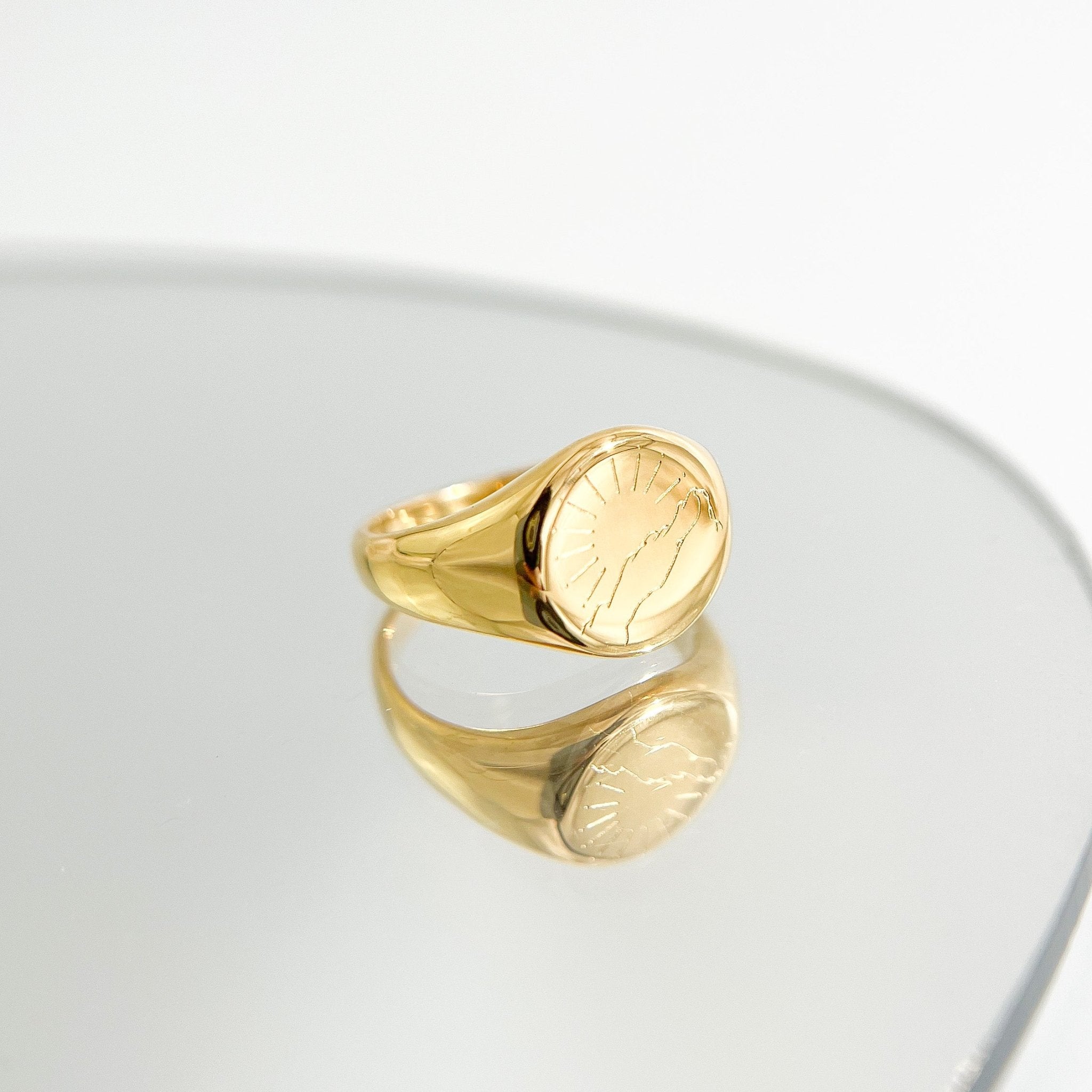 Mountain Ring in Gold (Nature’s Divinity) - Flaire & Co.